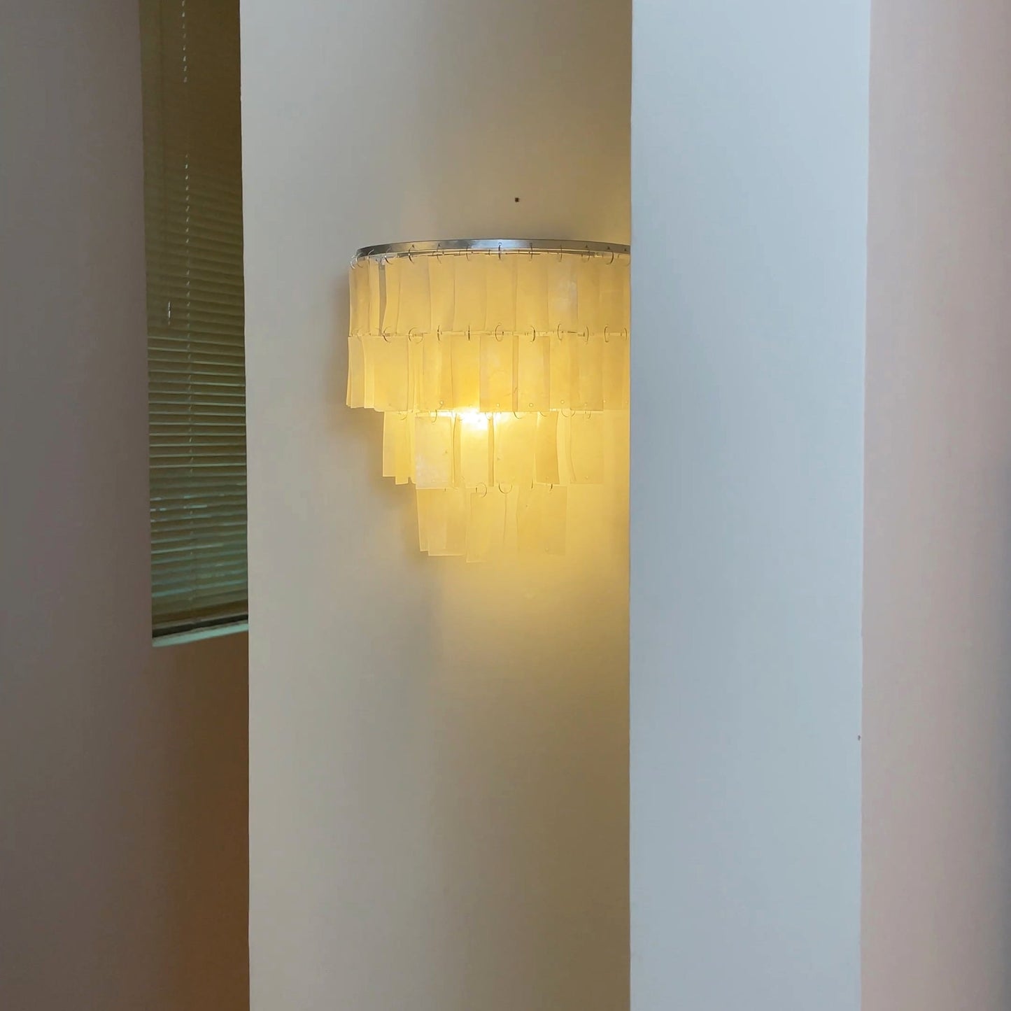 Skye Shell Tiered Wall Lamp - YIOSI