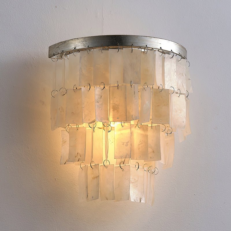 Skye Shell Tiered Wall Lamp - YIOSI