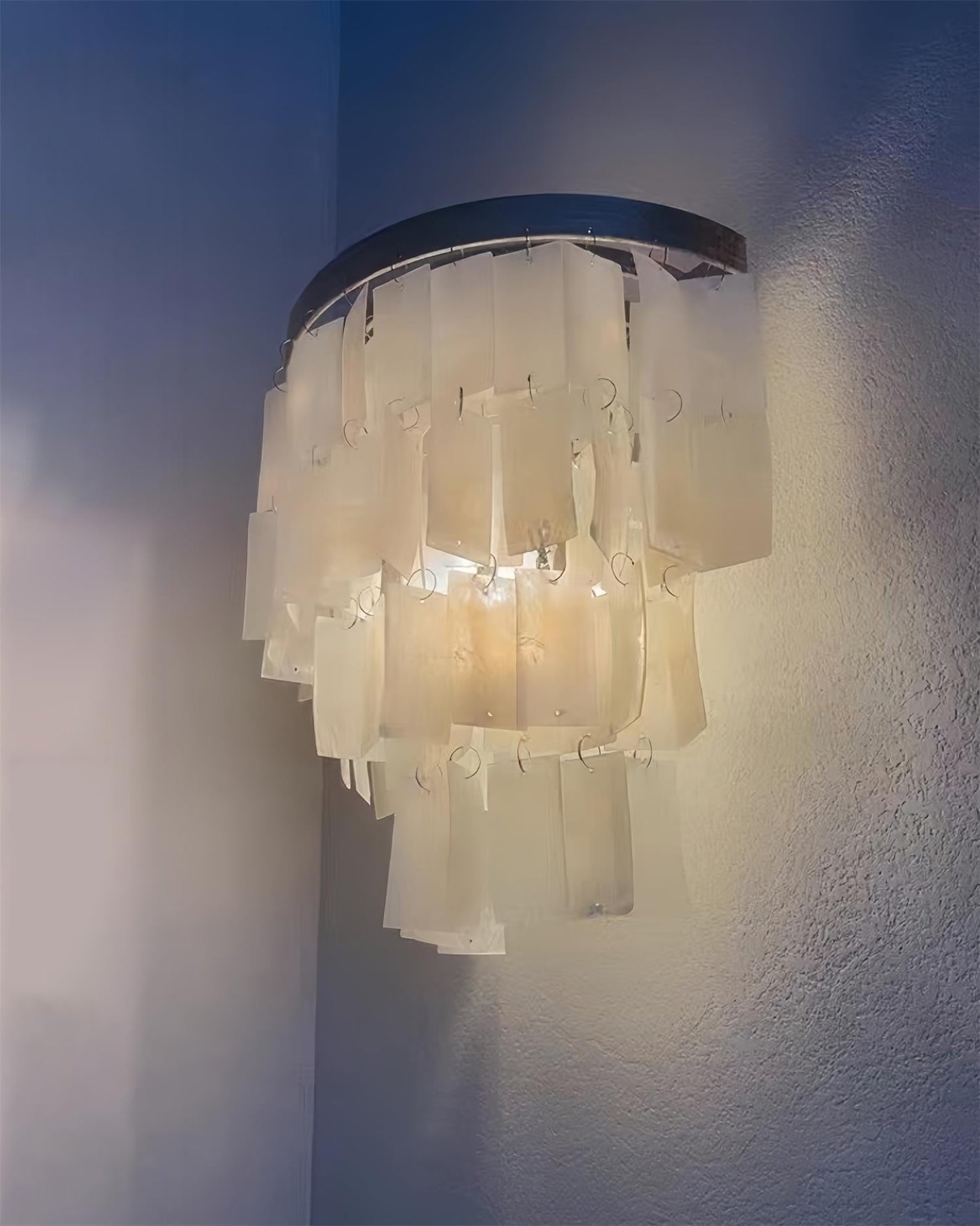 Skye Shell Tiered Wall Lamp - YIOSI