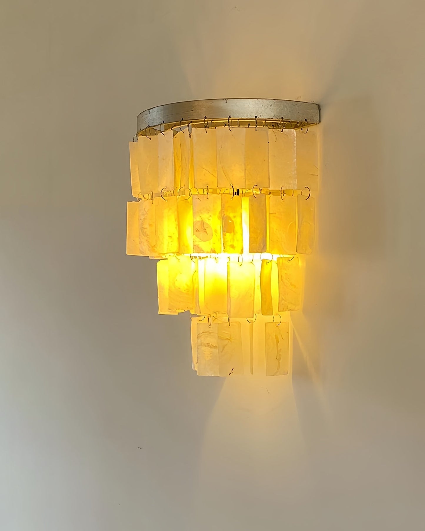 Skye Shell Tiered Wall Lamp - YIOSI