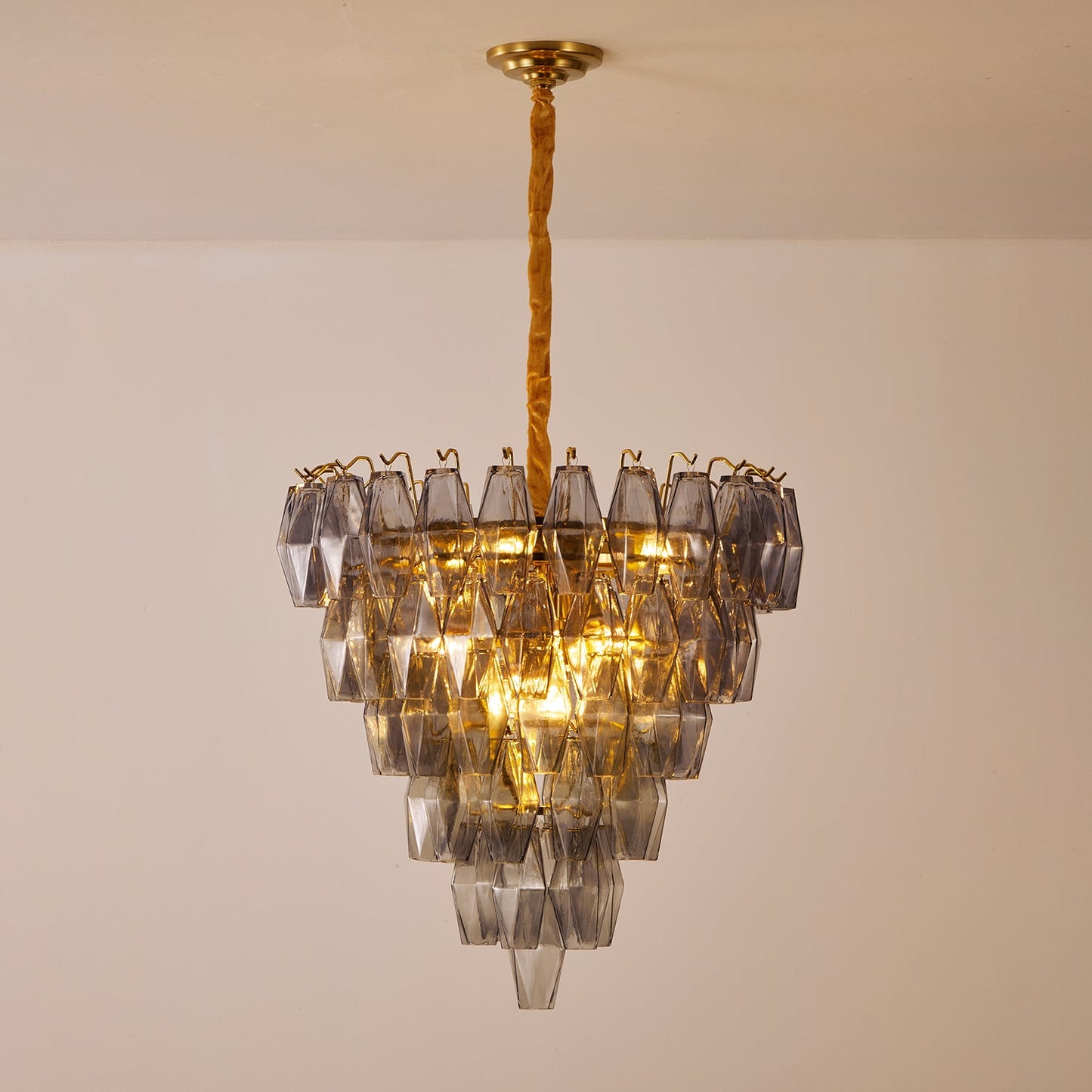 Smoke Gray Empire Chandelier - YIOSI