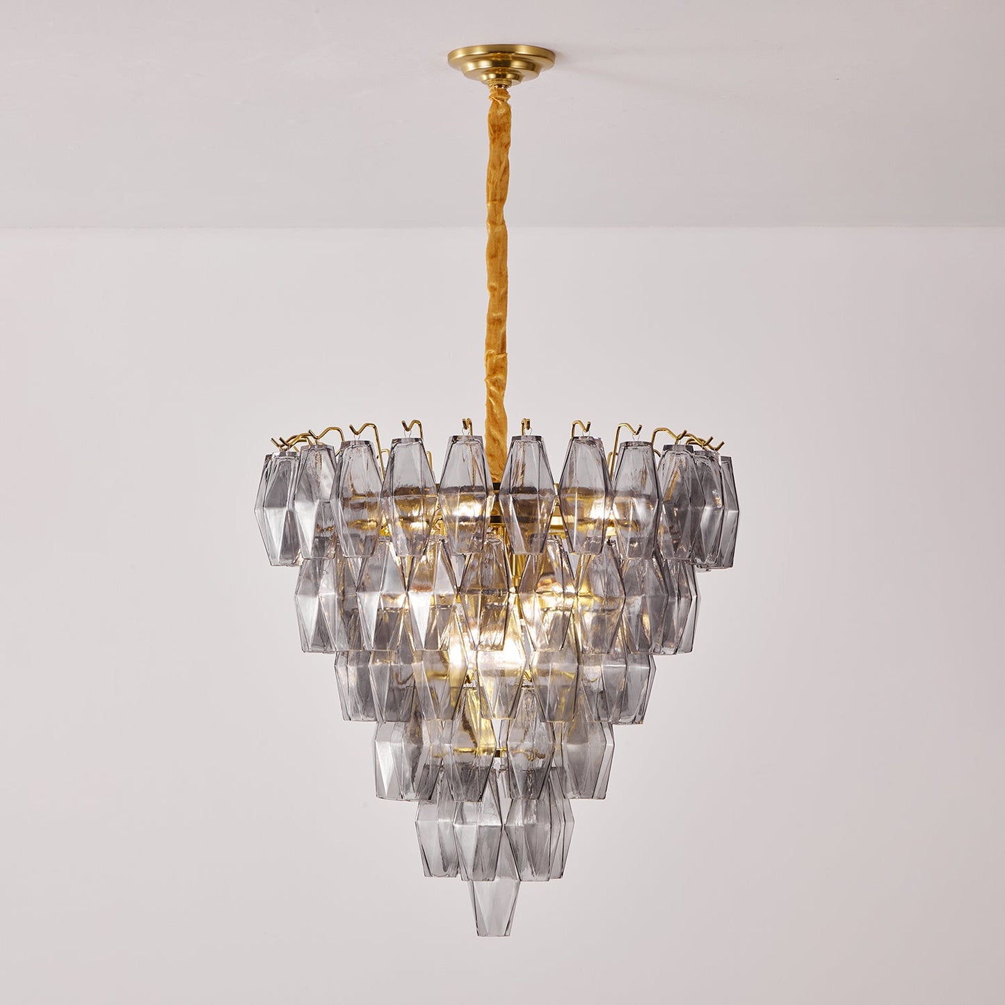 Smoke Gray Empire Chandelier - YIOSI
