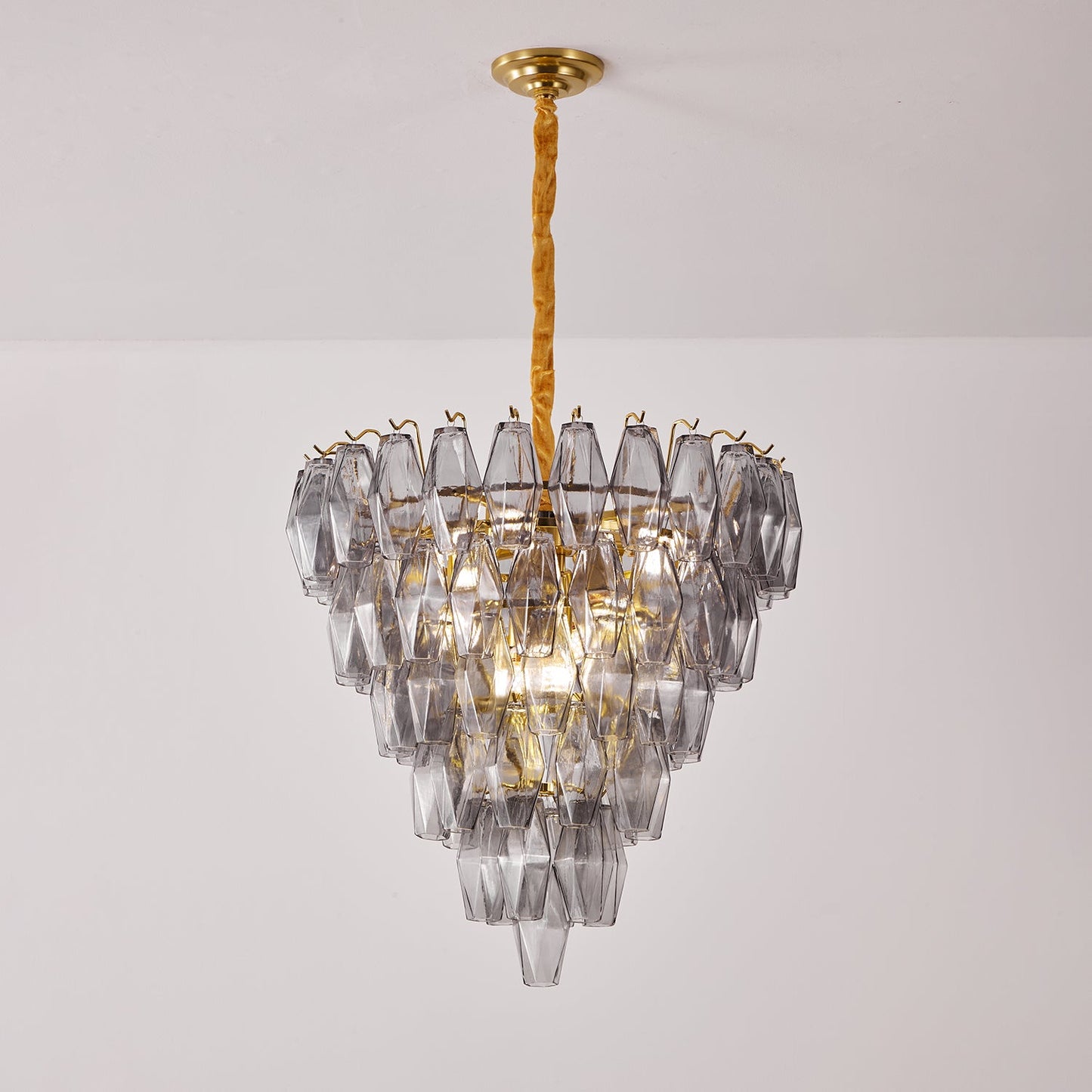 Smoke Gray Empire Chandelier - YIOSI