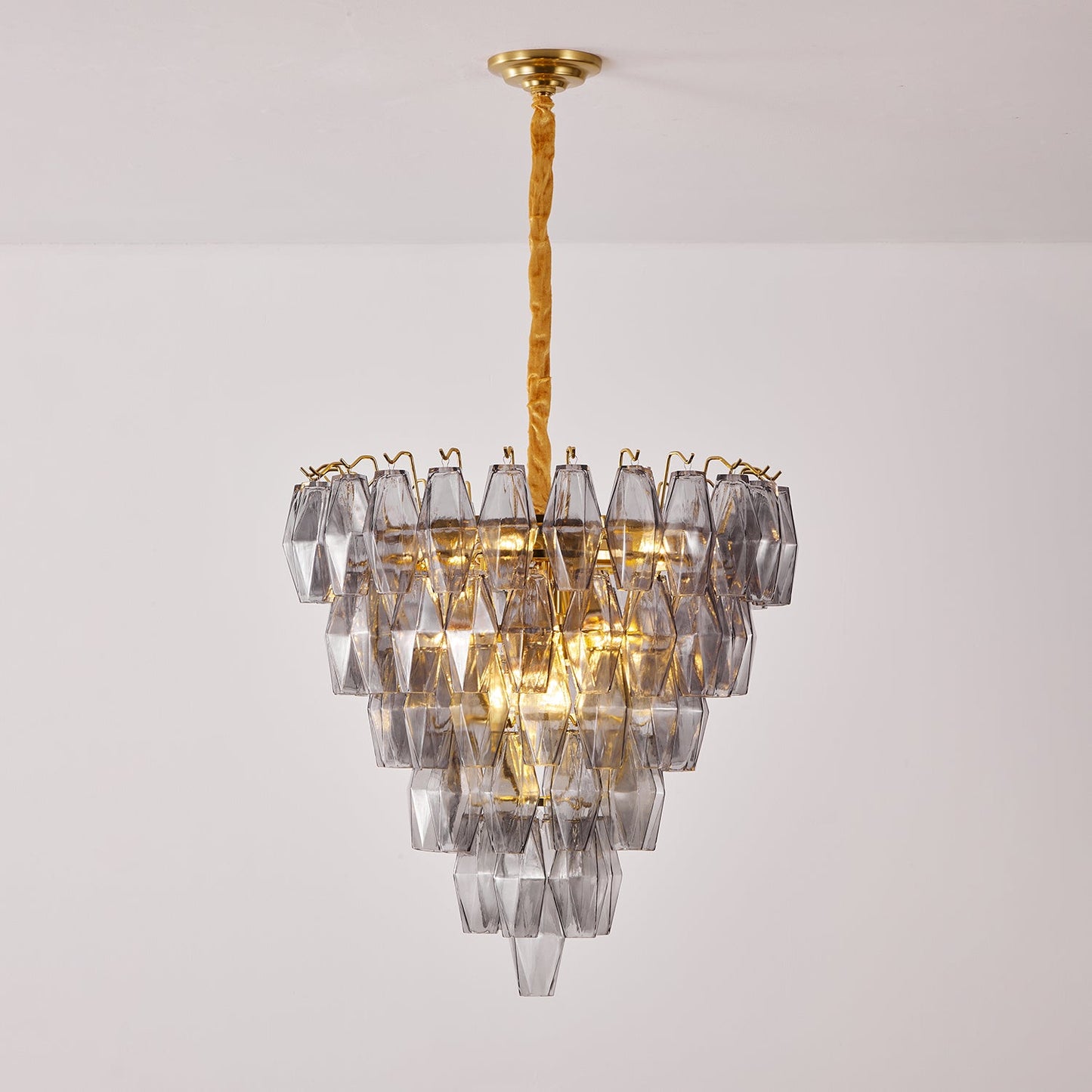 Smoke Gray Empire Chandelier - YIOSI