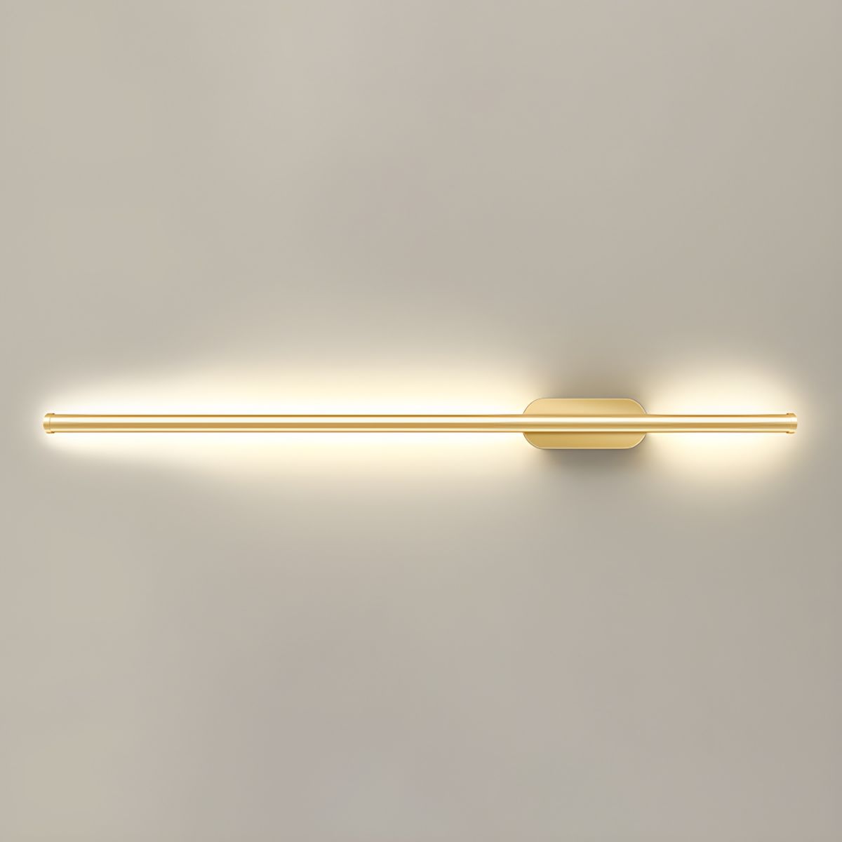 Seraphina Gold Black Linear LED Wall Sconce Modern Ambient Light