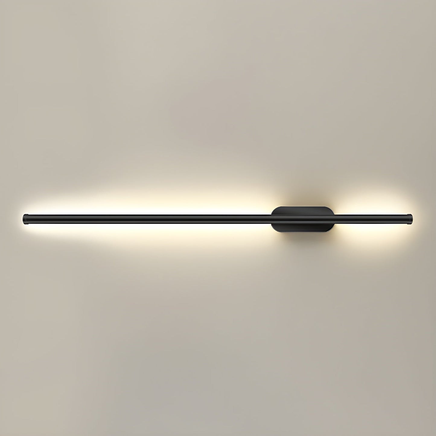 Seraphina Gold Black Linear LED Wall Sconce Modern Ambient Light