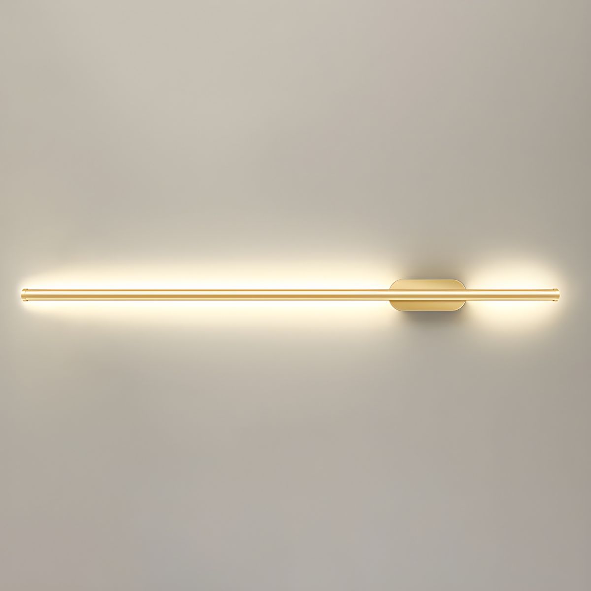 Seraphina Gold Black Linear LED Wall Sconce Modern Ambient Light
