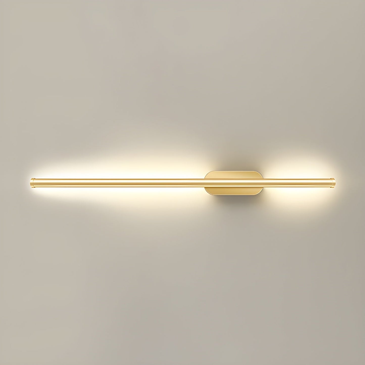 Seraphina Gold Black Linear LED Wall Sconce Modern Ambient Light