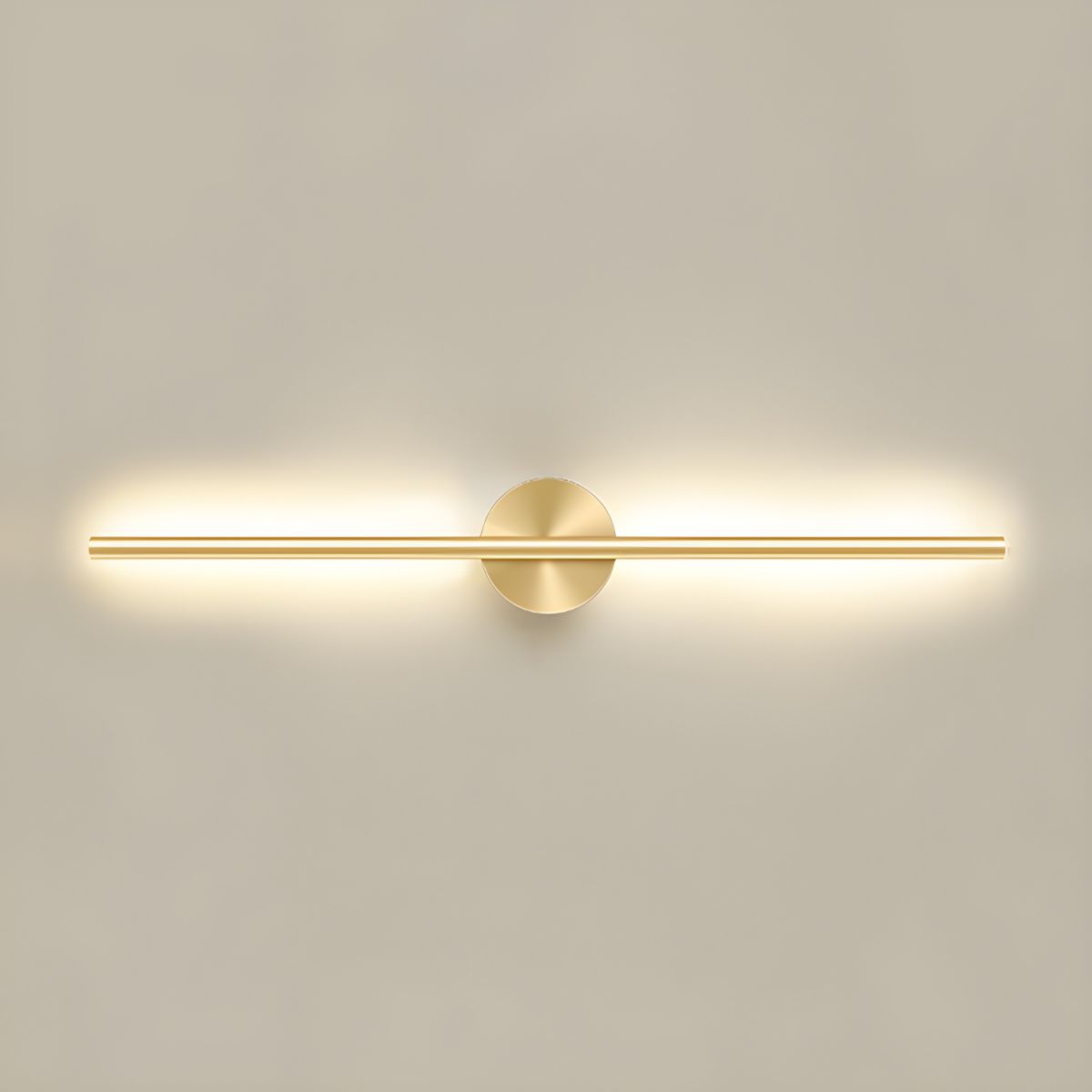 Seraphina Gold Black Linear LED Wall Sconce Modern Ambient Light