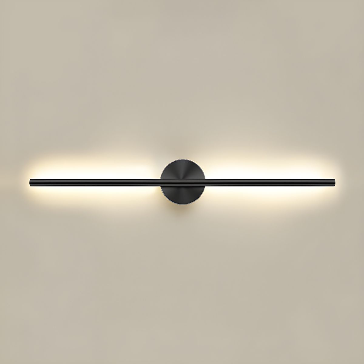 Seraphina Gold Black Linear LED Wall Sconce Modern Ambient Light