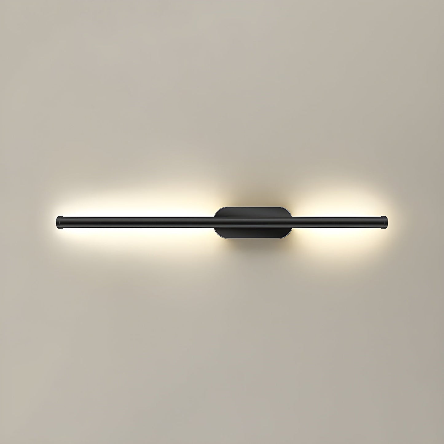 Seraphina Gold Black Linear LED Wall Sconce Modern Ambient Light