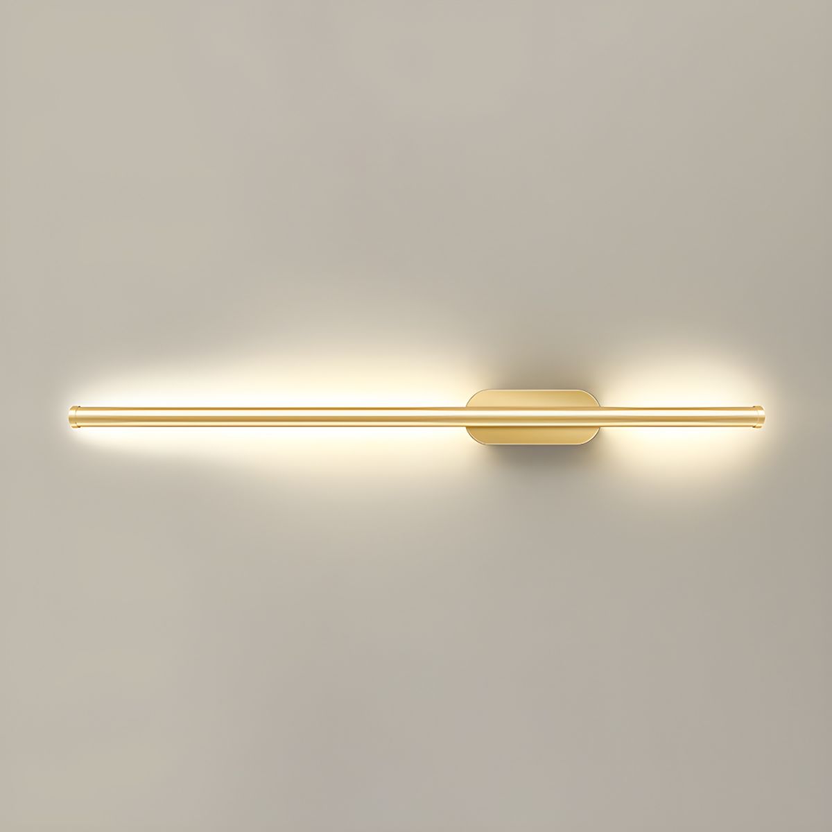 Seraphina Gold Black Linear LED Wall Sconce Modern Ambient Light