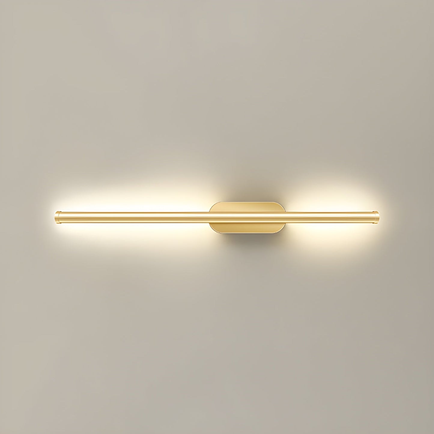 Seraphina Gold Black Linear LED Wall Sconce Modern Ambient Light