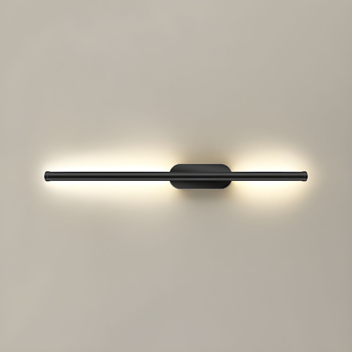 Seraphina Gold Black Linear LED Wall Sconce Modern Ambient Light