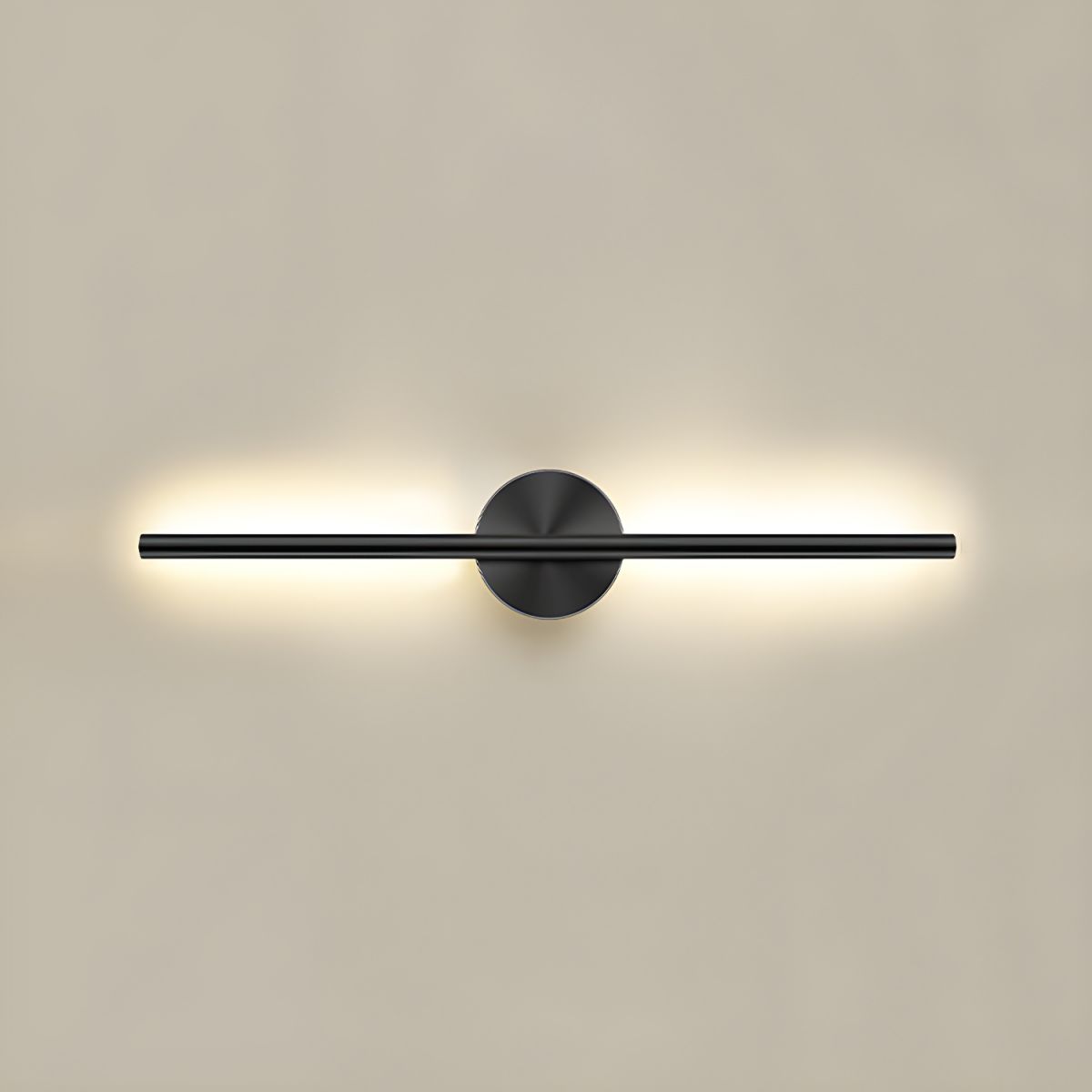 Seraphina Gold Black Linear LED Wall Sconce Modern Ambient Light