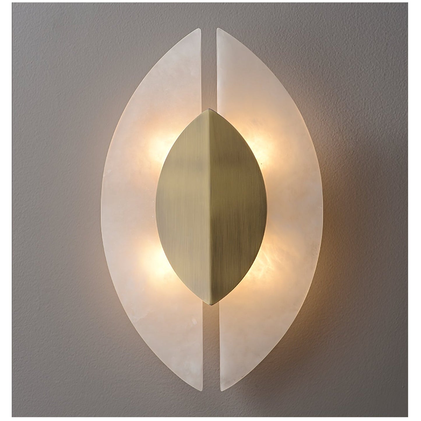 Solari Alabaster Leaf Sconce - YIOSI