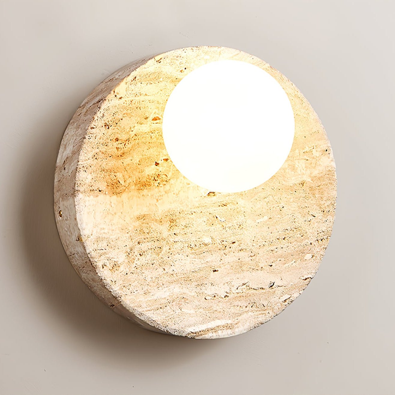 Sorella Travertine Sconce - YIOSI