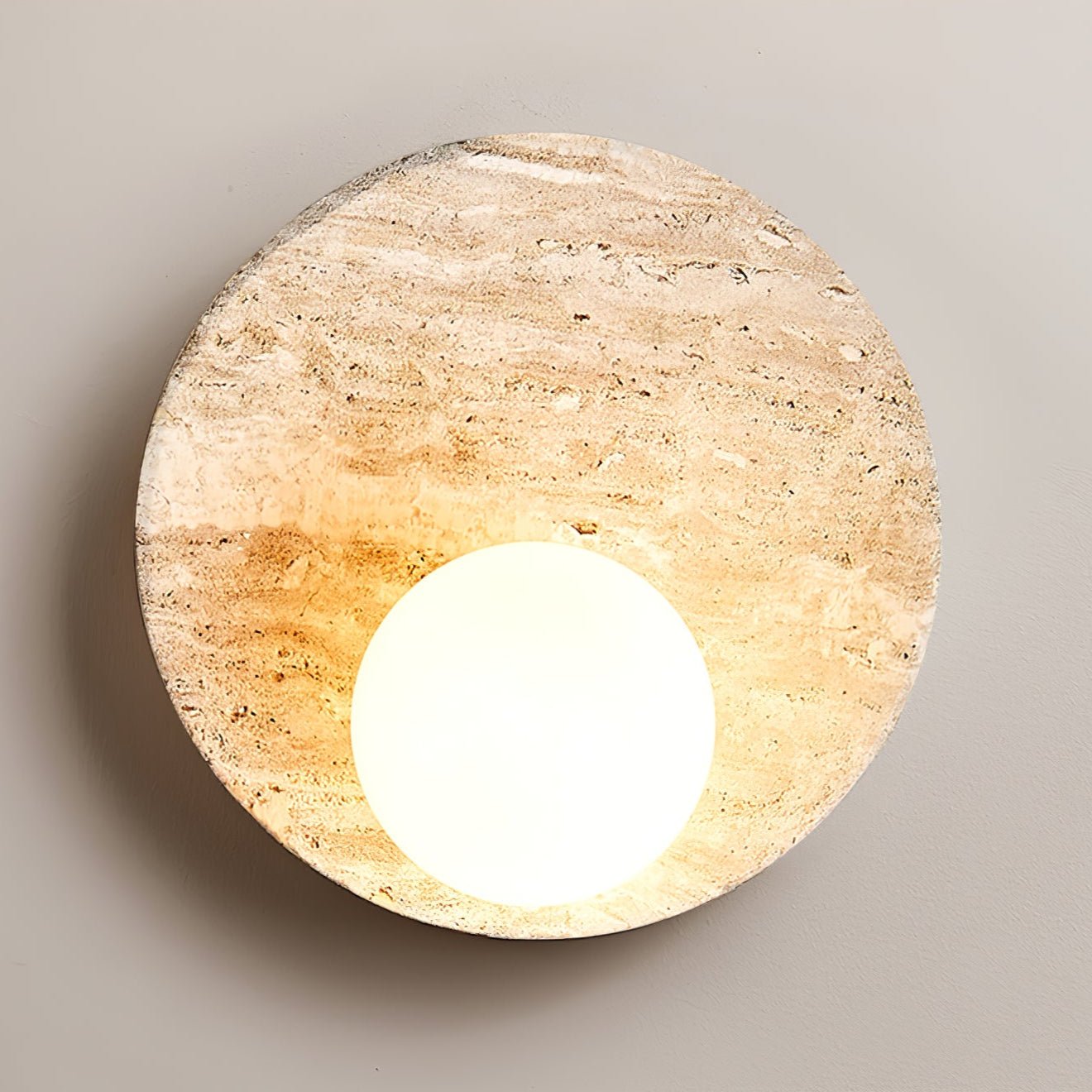 Sorella Travertine Sconce - YIOSI