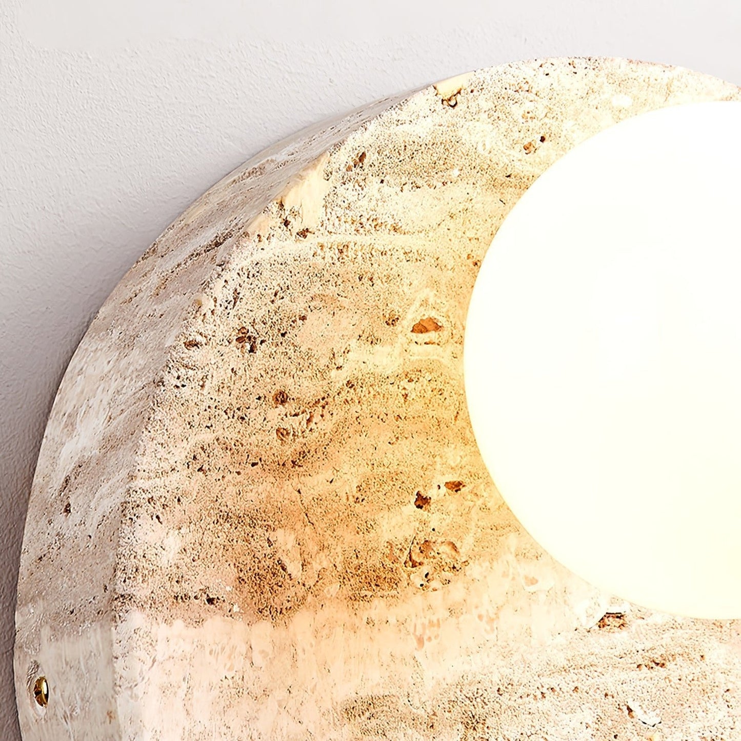 Sorella Travertine Sconce - YIOSI