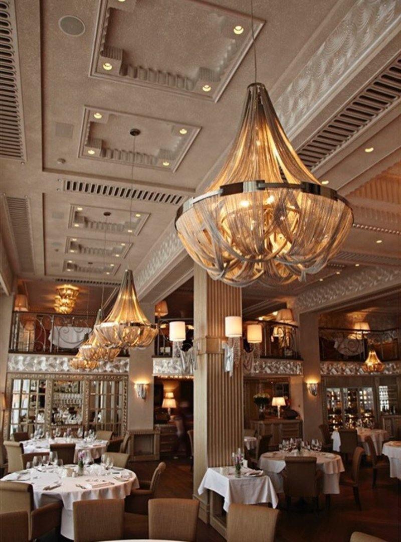 Tassel Aluminum Chain Chandelier - YIOSI