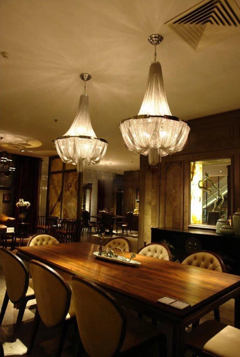 Tassel Aluminum Chain Chandelier - YIOSI