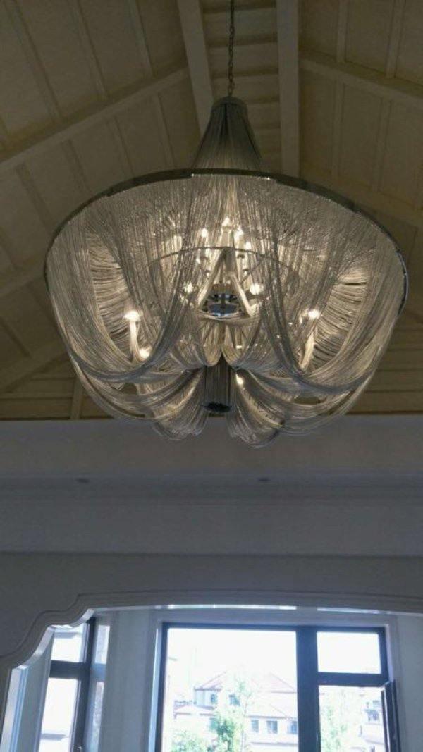 Tassel Aluminum Chain Chandelier - YIOSI