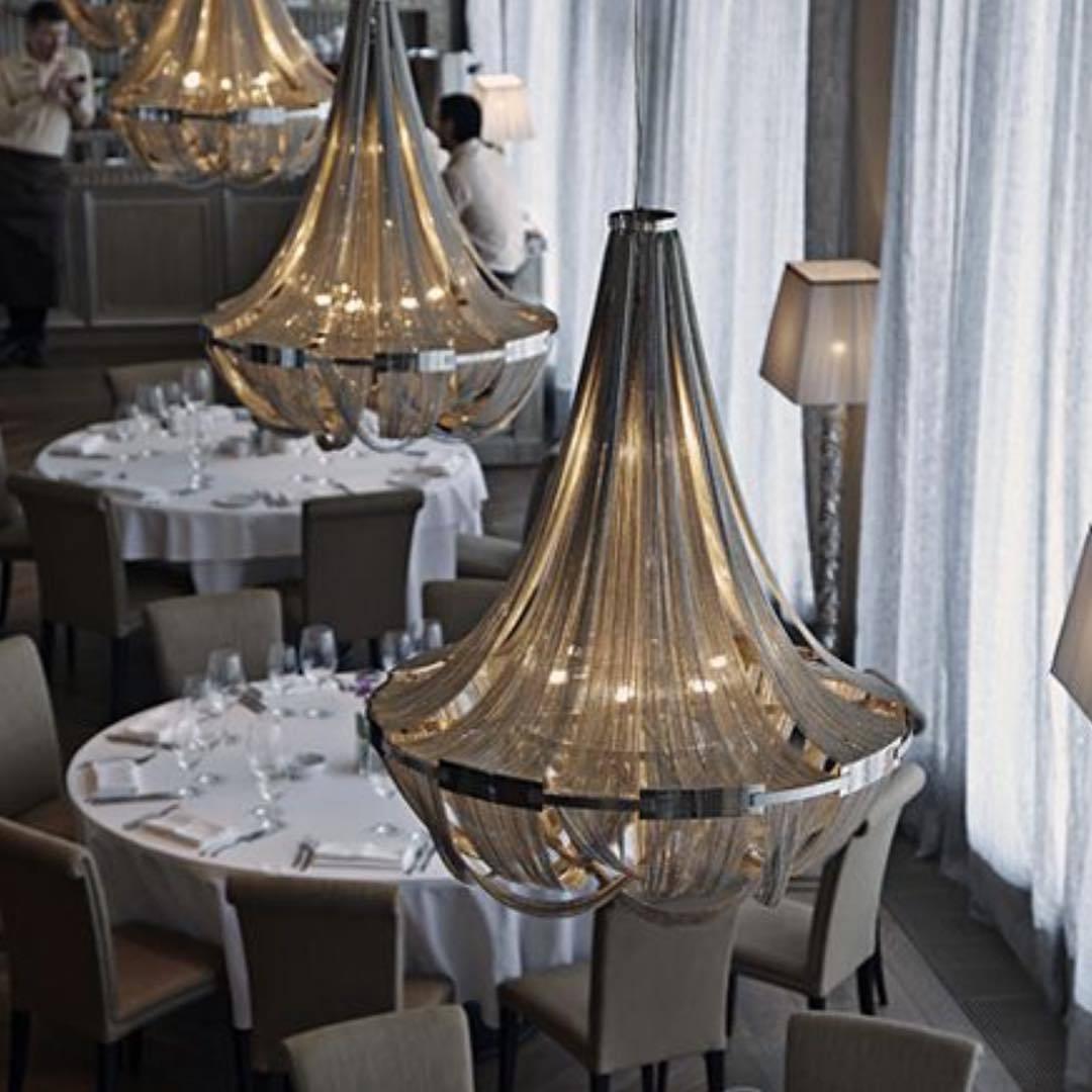 Tassel Aluminum Chain Chandelier - YIOSI