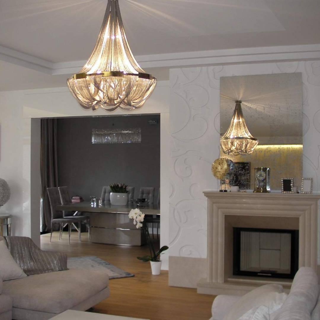 Tassel Aluminum Chain Chandelier - YIOSI