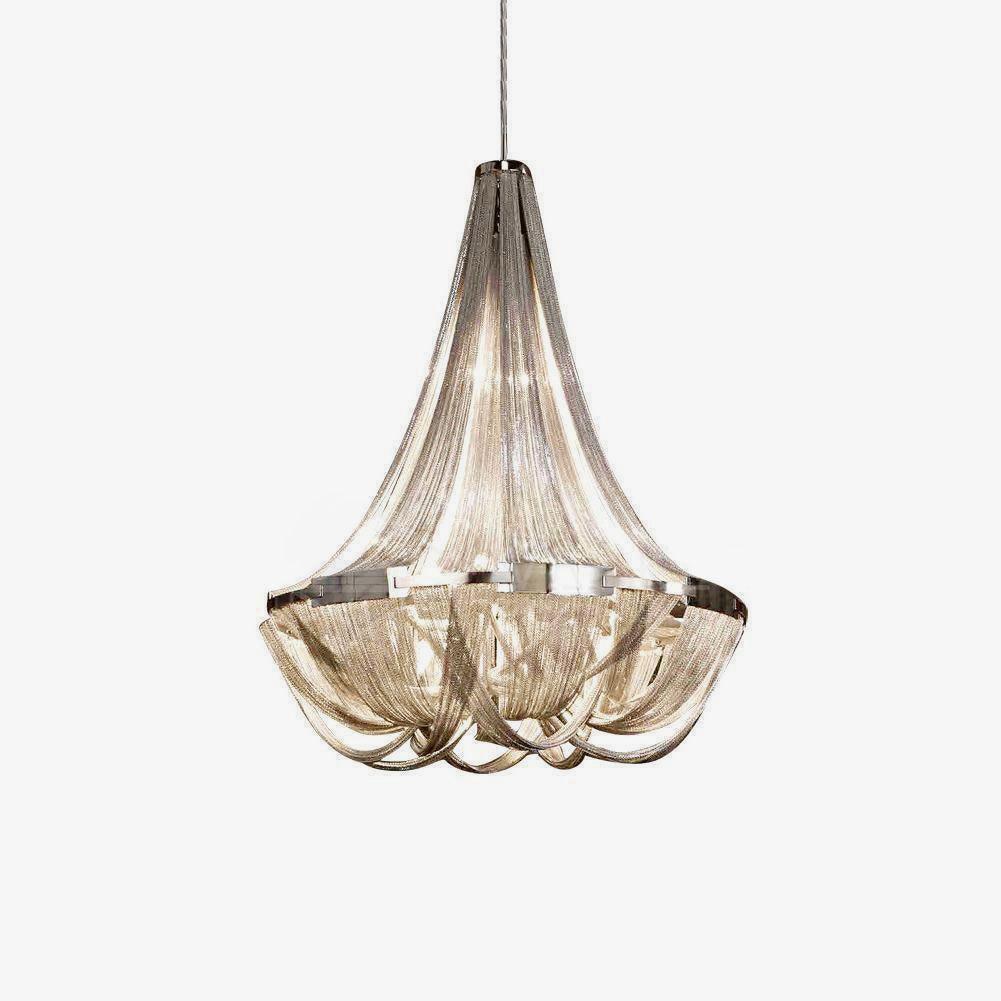 Tassel Aluminum Chain Chandelier - YIOSI