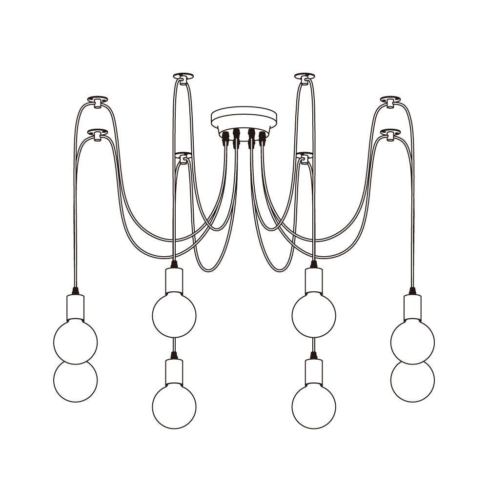 Spider Ceiling Chandelier - YIOSI