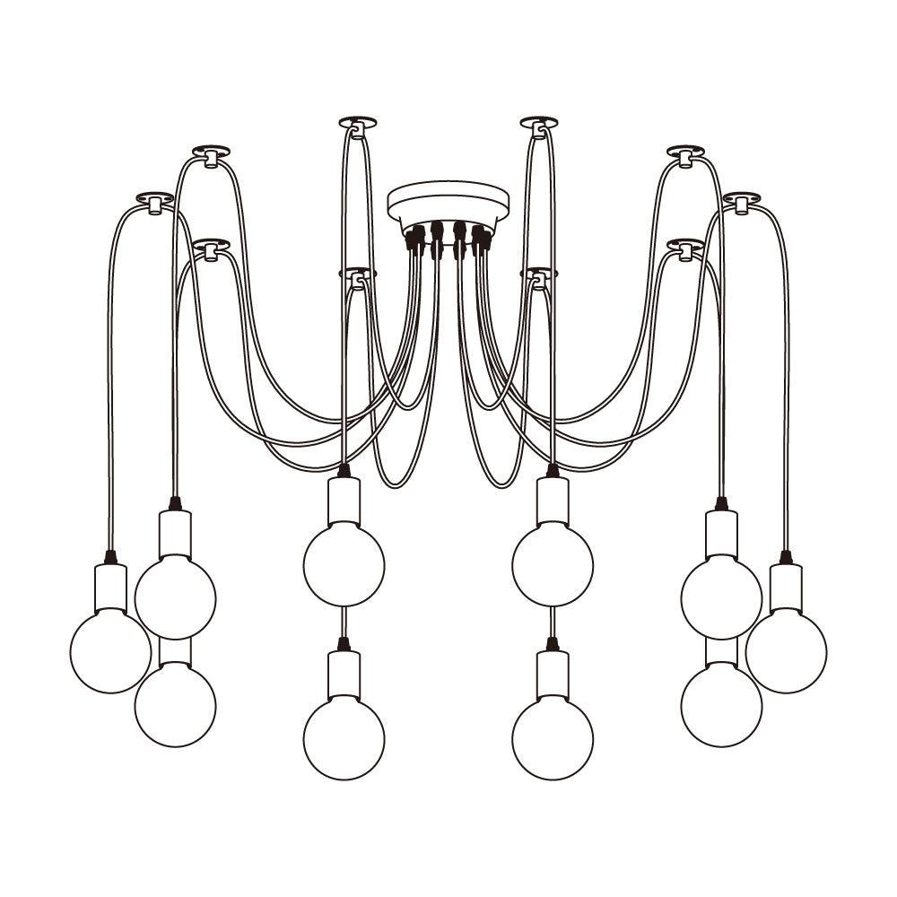 Spider Ceiling Chandelier - YIOSI