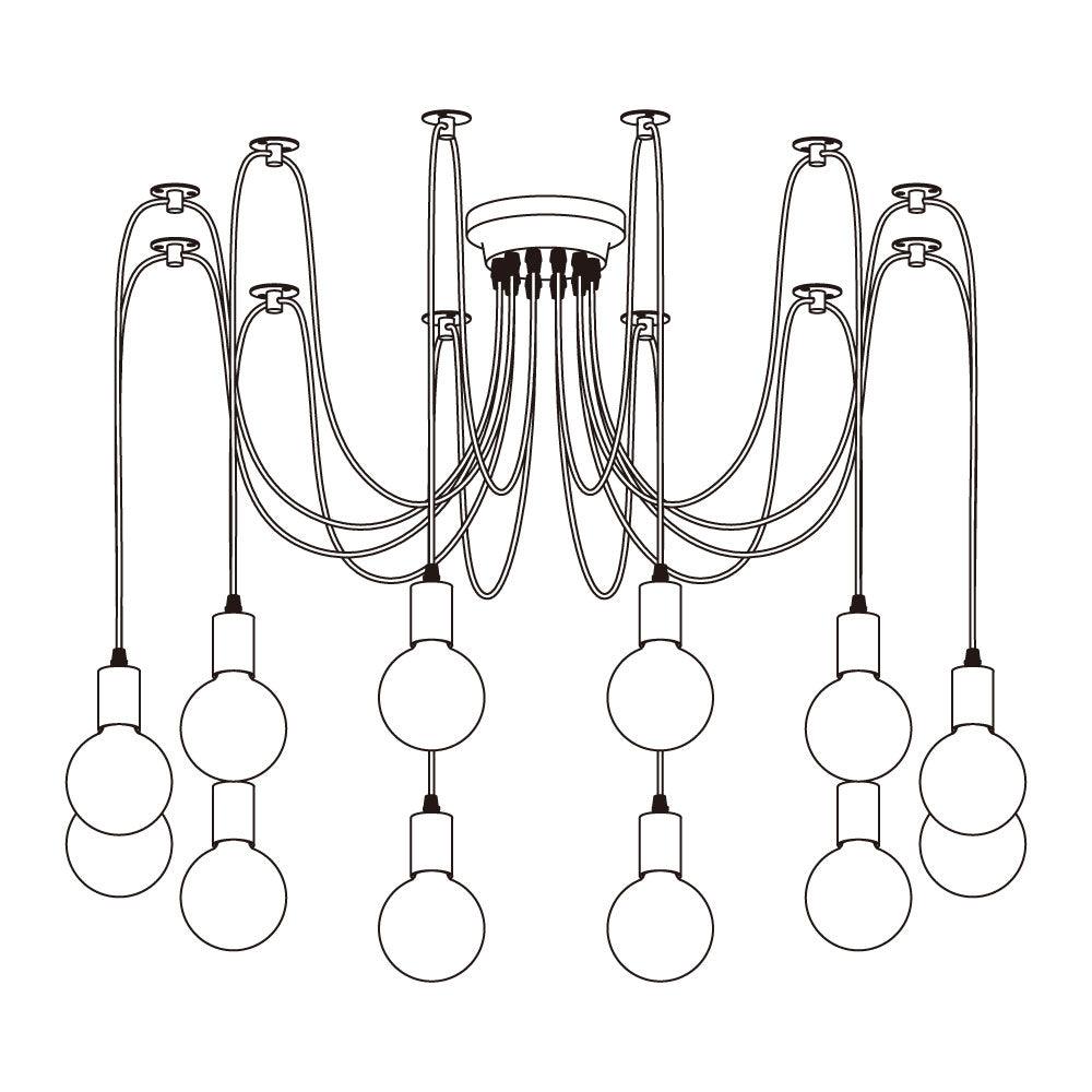 Spider Ceiling Chandelier - YIOSI