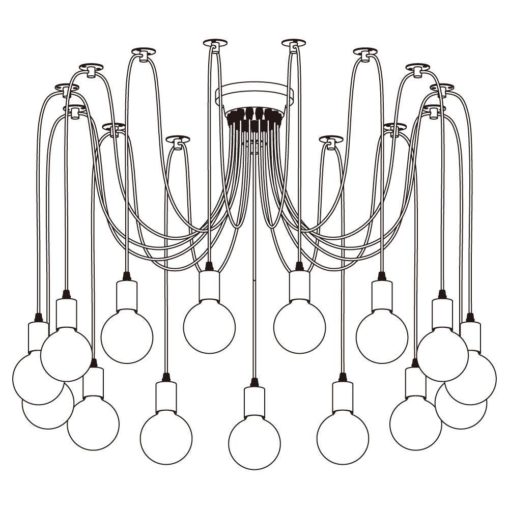 Spider Ceiling Chandelier - YIOSI