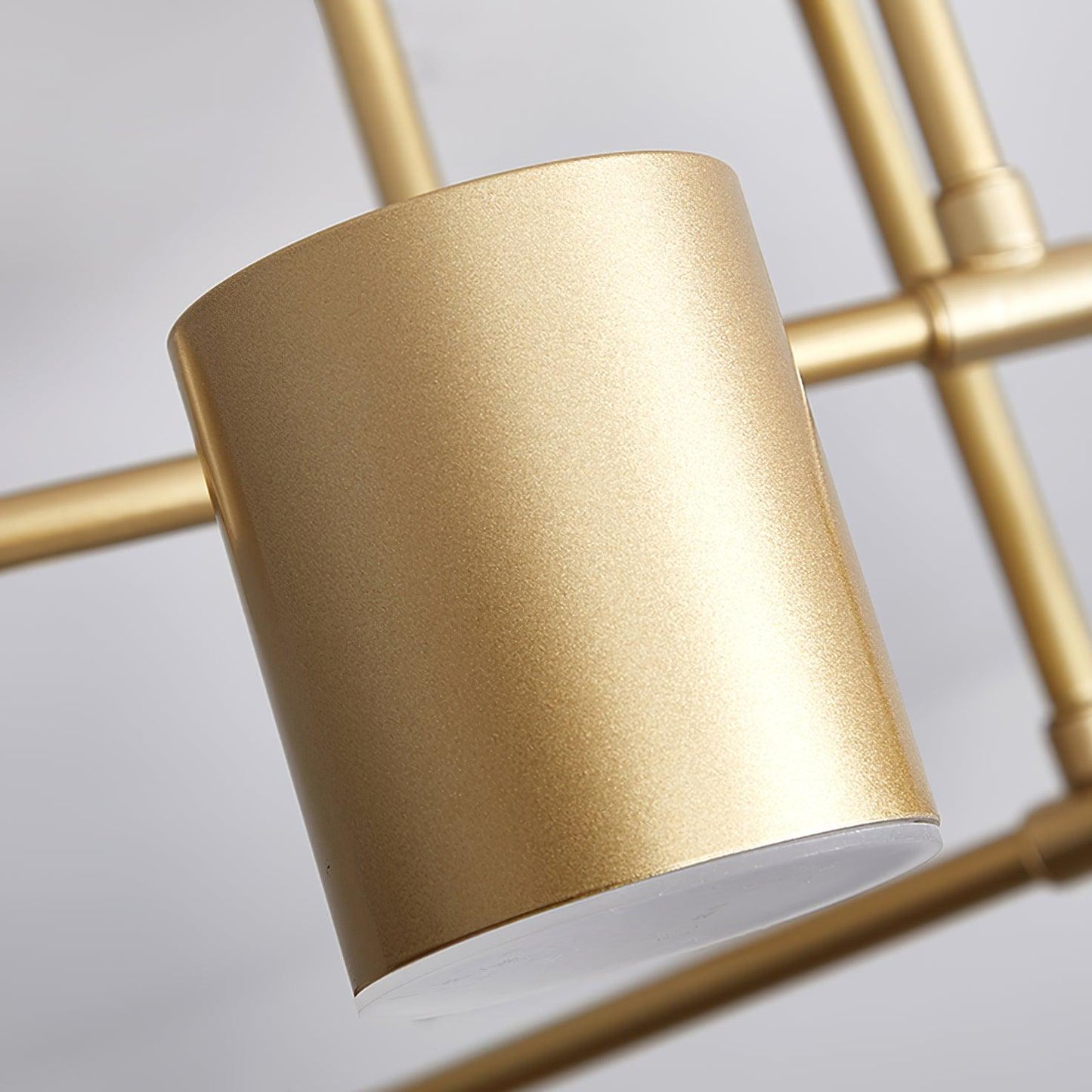 Gold Finish Sputnik Flush Ceiling Light with Integrated LED Shades
