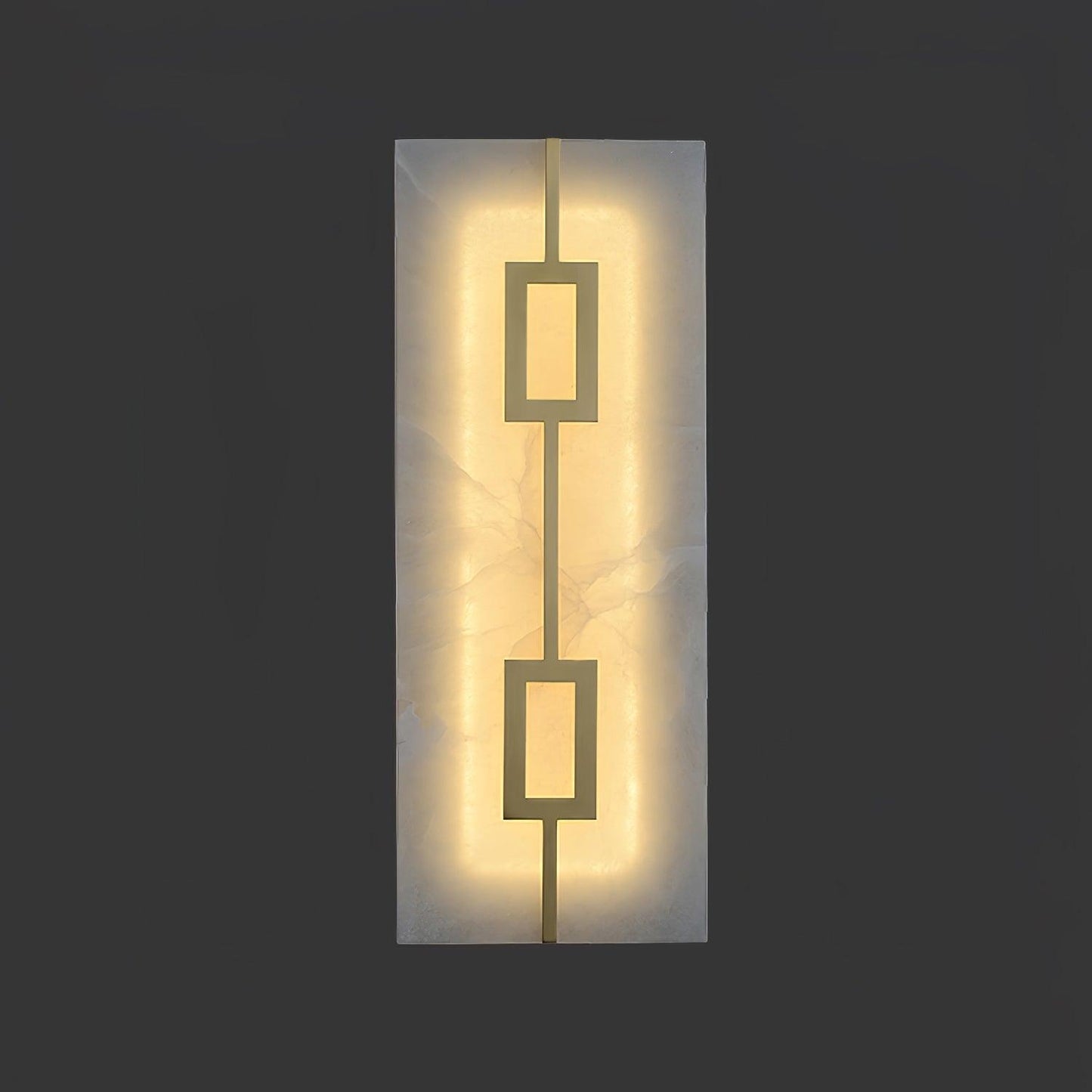 Square Alabaster Wall Lamp - YIOSI