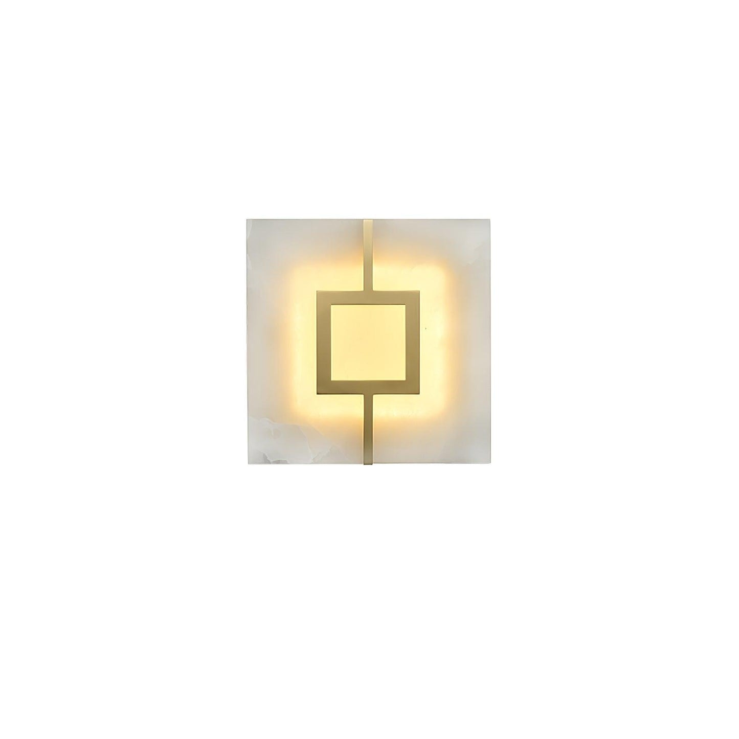 Square Alabaster Wall Lamp - YIOSI