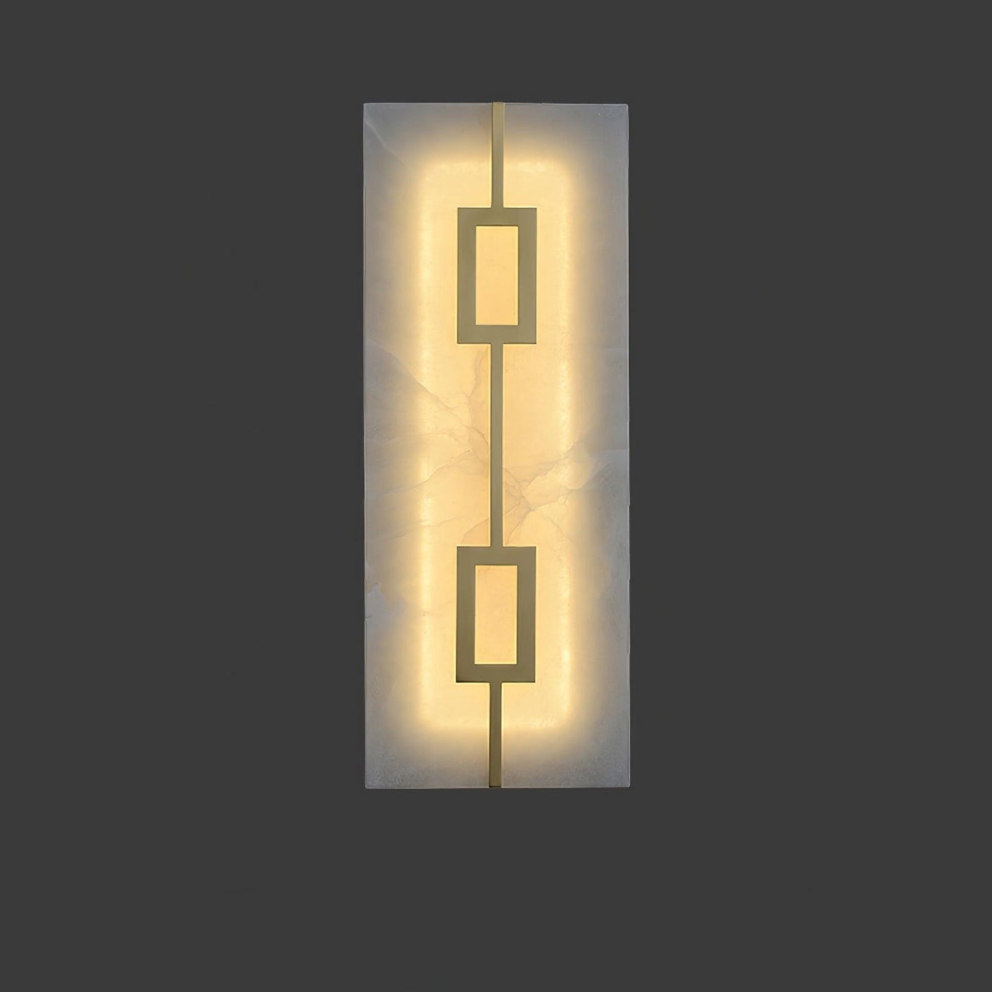 Square Alabaster Wall Lamp - YIOSI