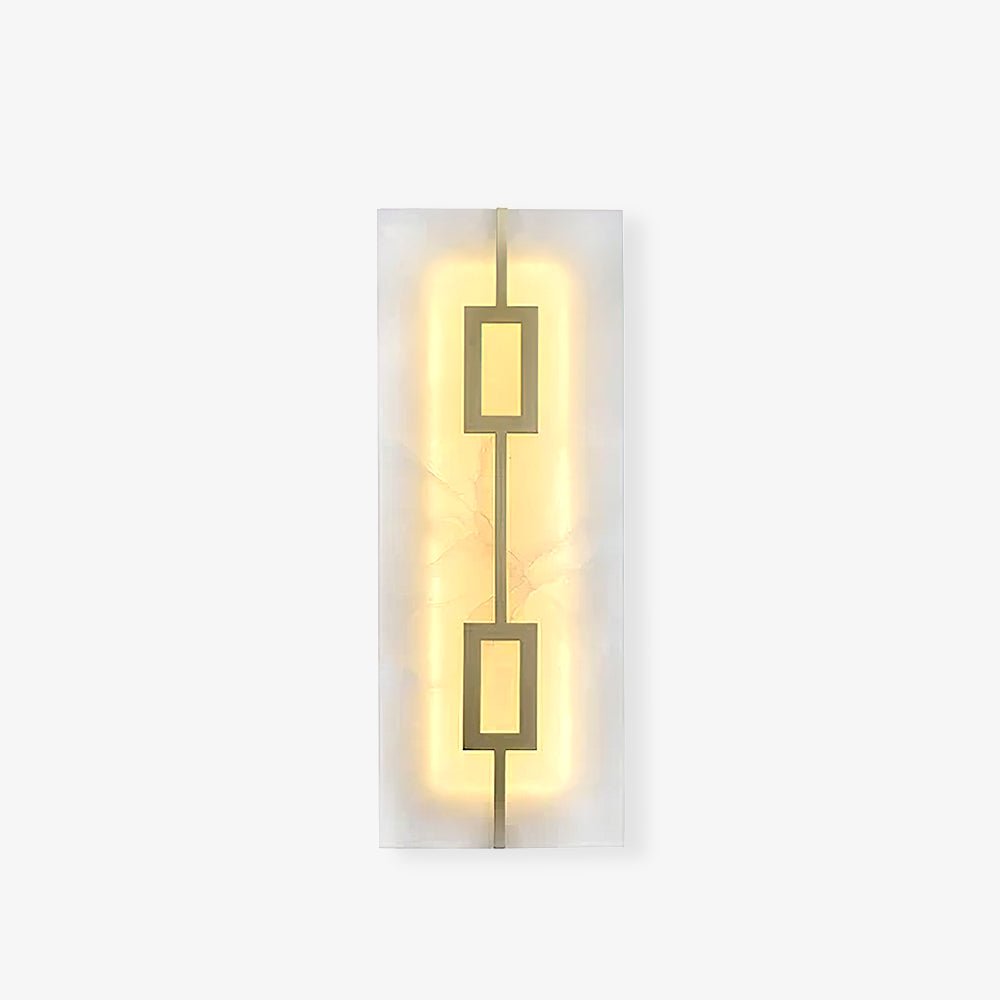 Square Alabaster Wall Lamp - YIOSI