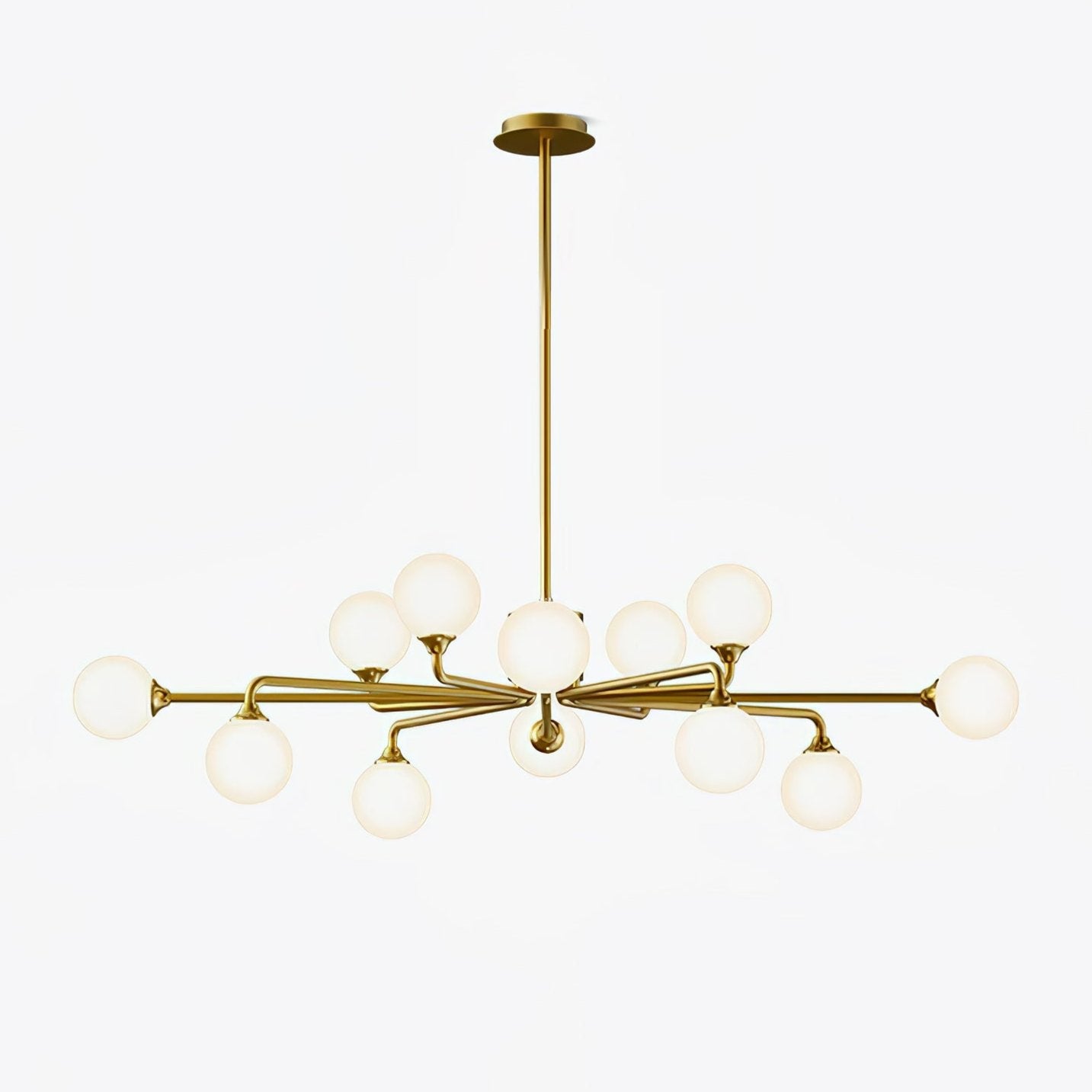 Staggered Glass Globes Chandelier - YIOSI
