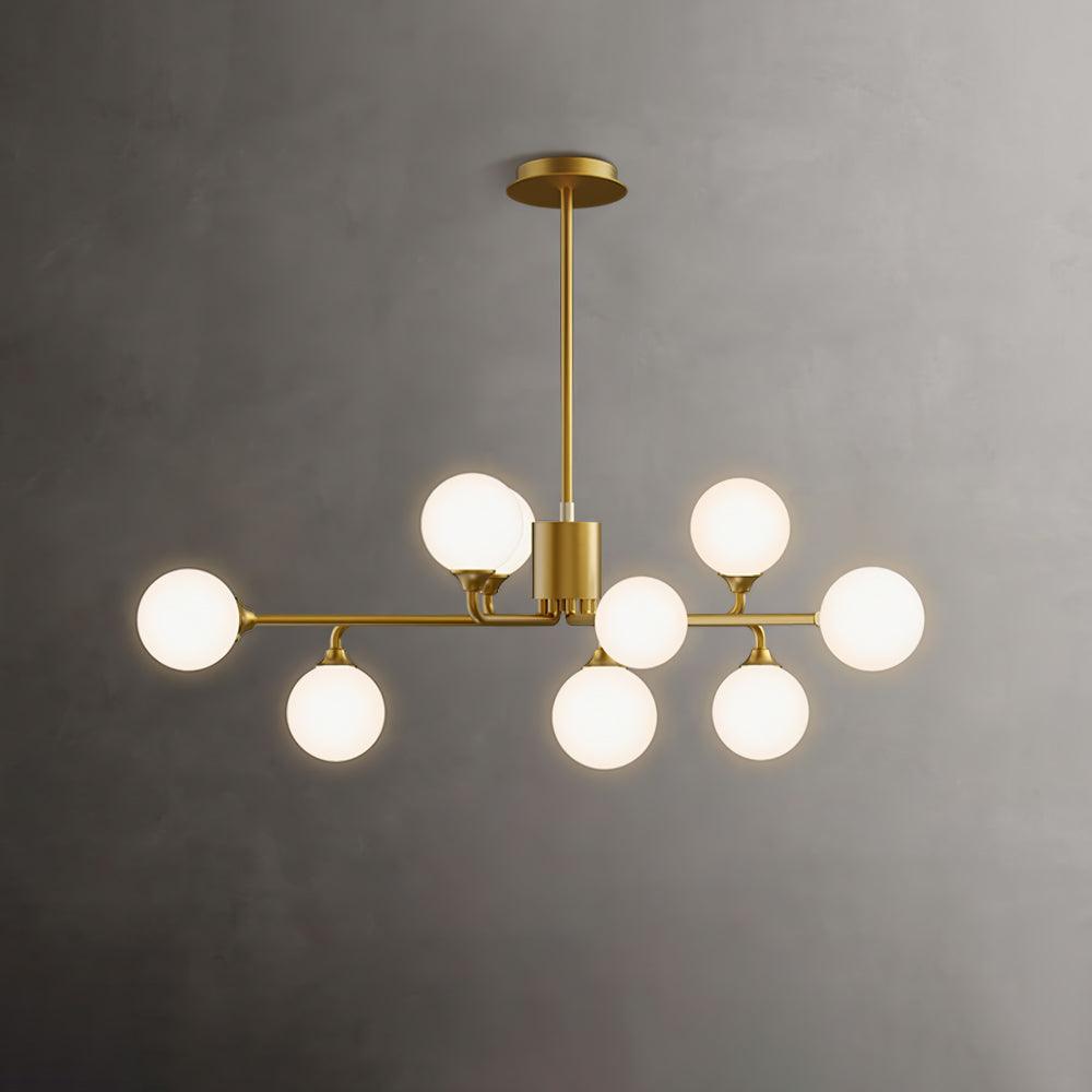 Staggered Glass Globes Chandelier - YIOSI
