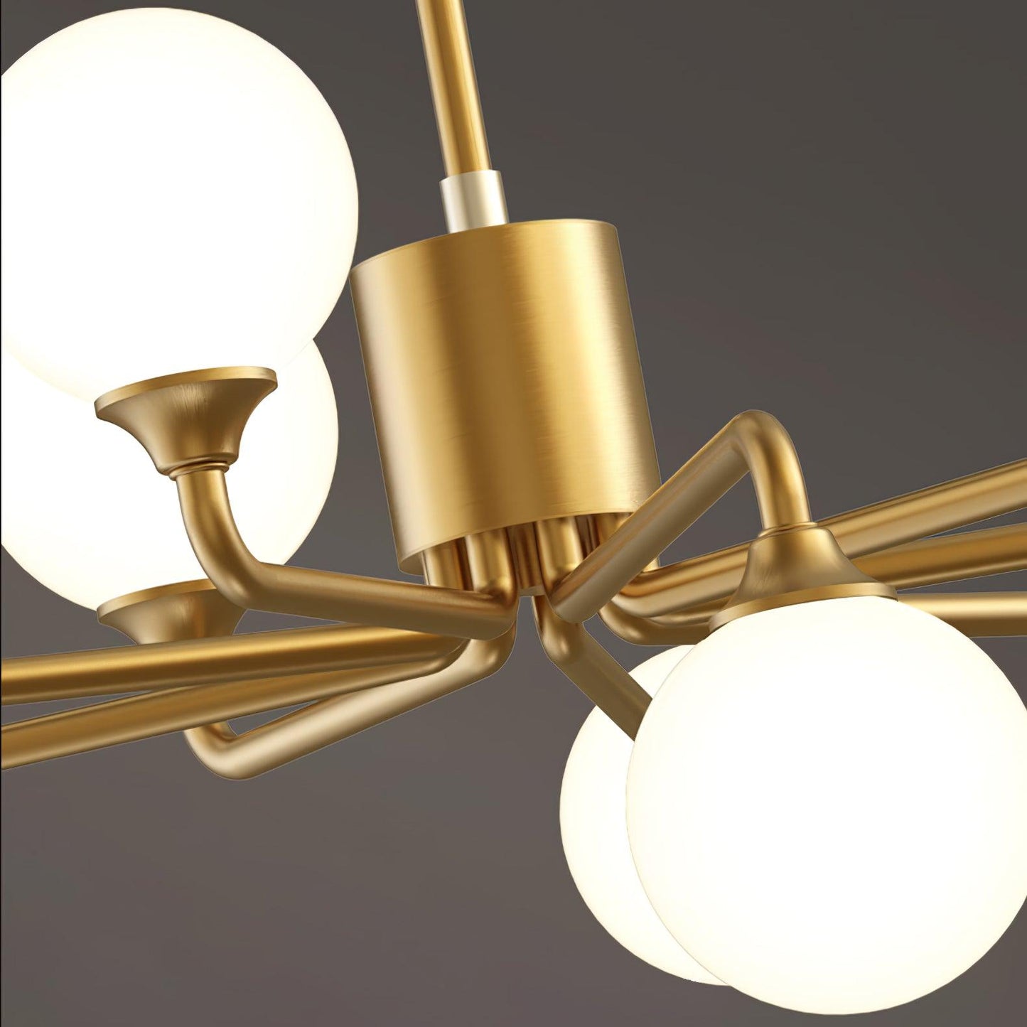 Staggered Glass Globes Chandelier - YIOSI