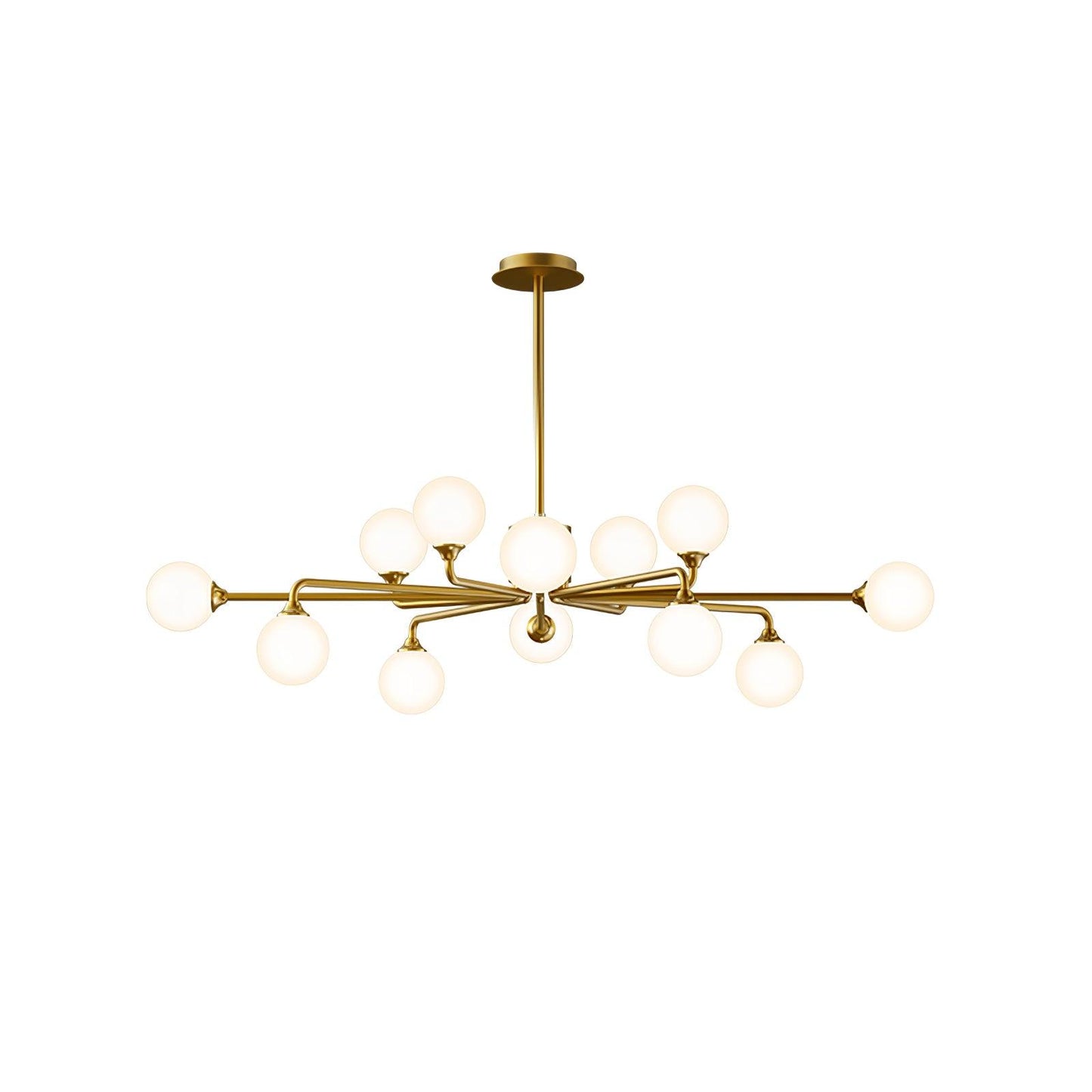 Staggered Glass Globes Chandelier - YIOSI