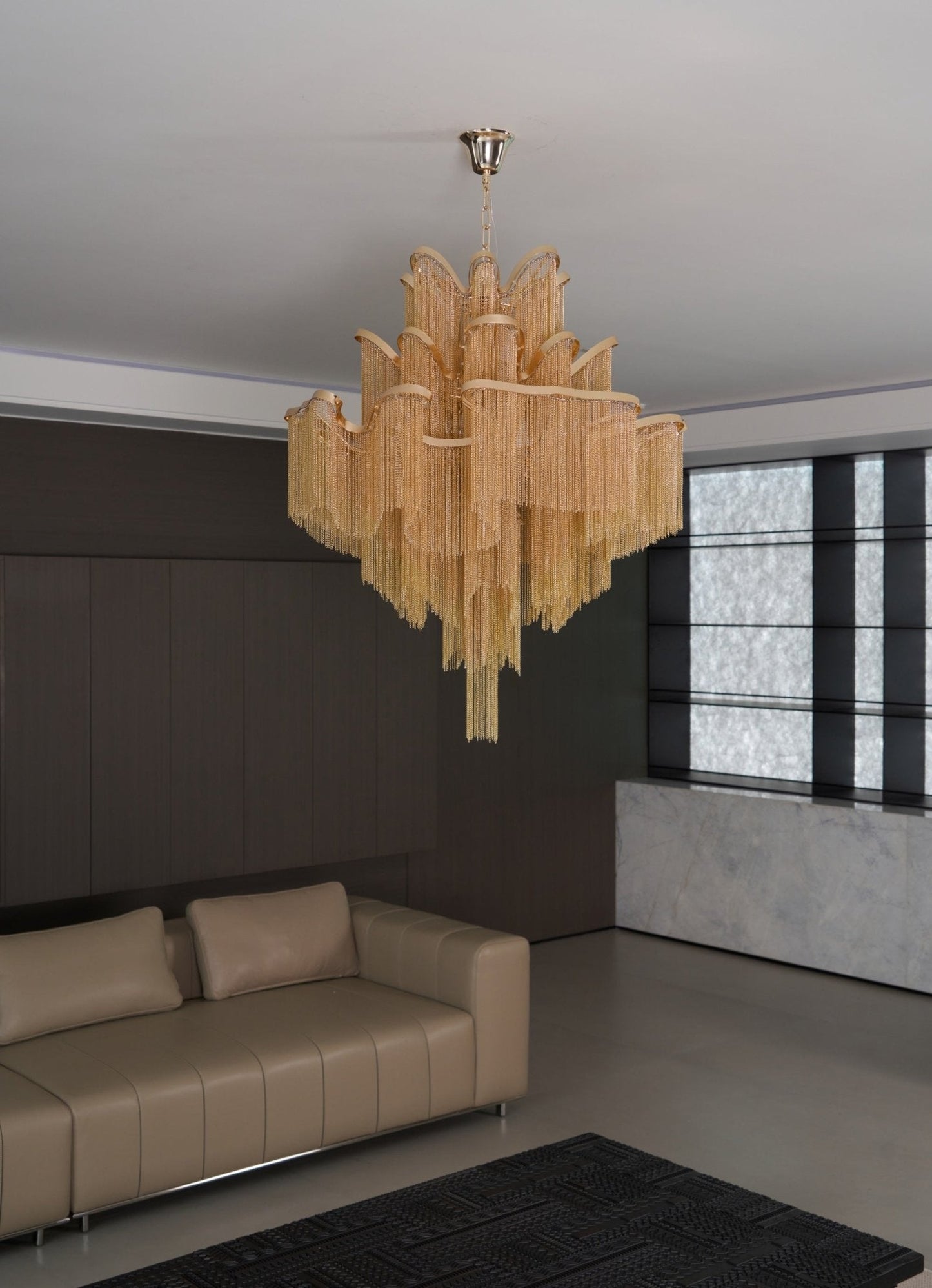 Stream Chain Chandelier - YIOSI