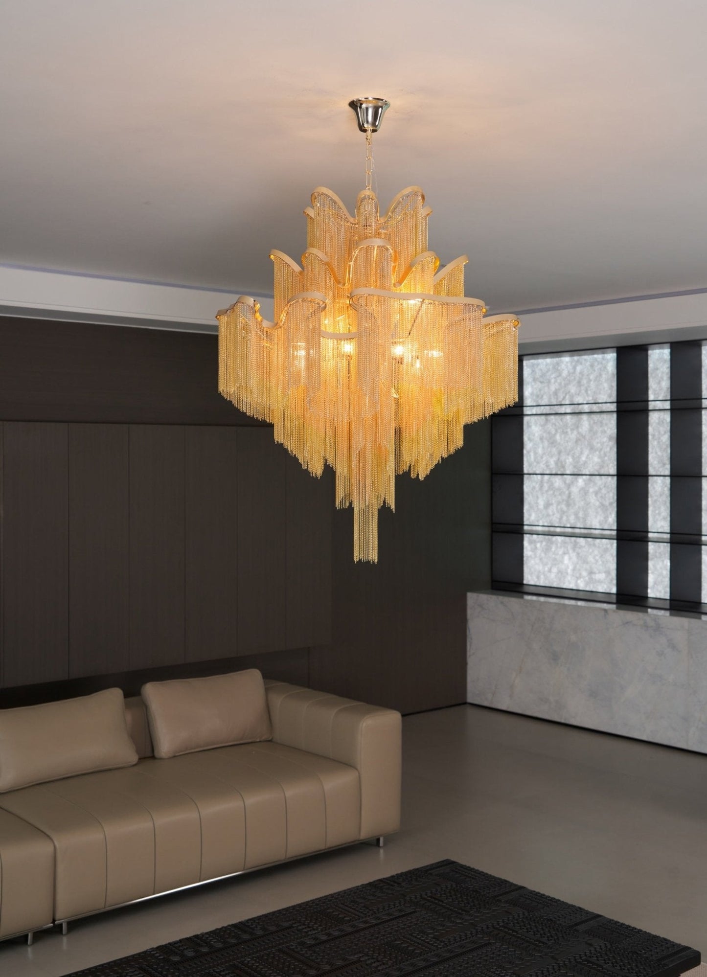 Stream Chain Chandelier - YIOSI