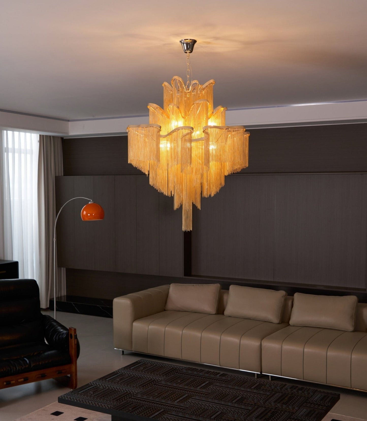 Stream Chain Chandelier - YIOSI