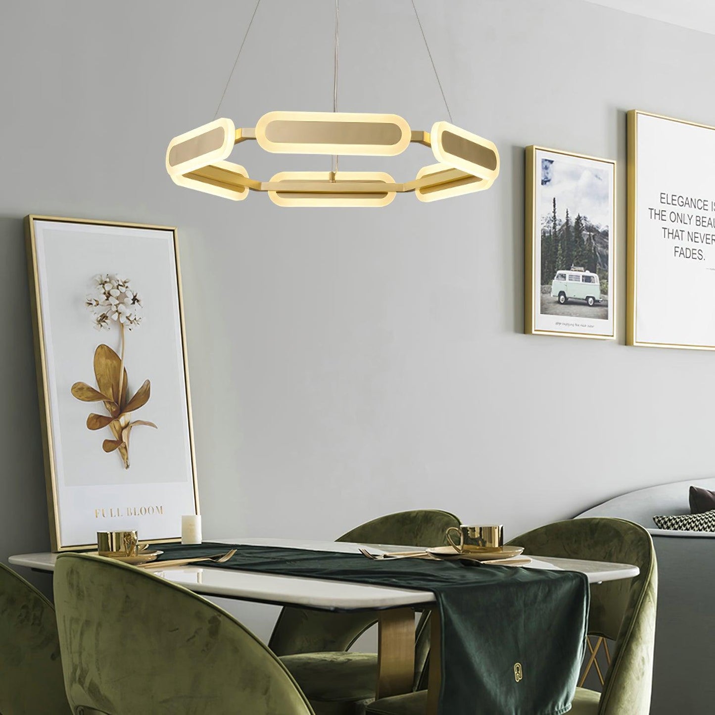 Swirl Chandelier - YIOSI