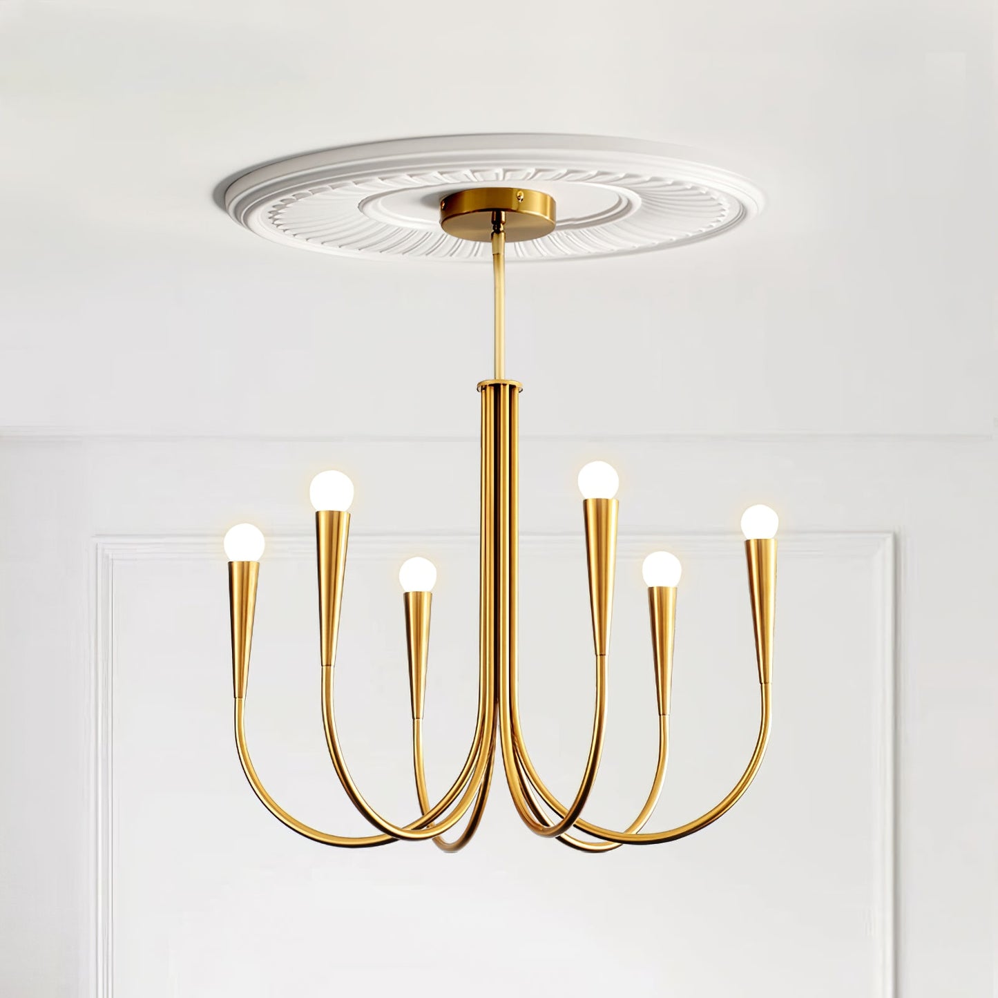 Swoop Arm Chandelier - YIOSI