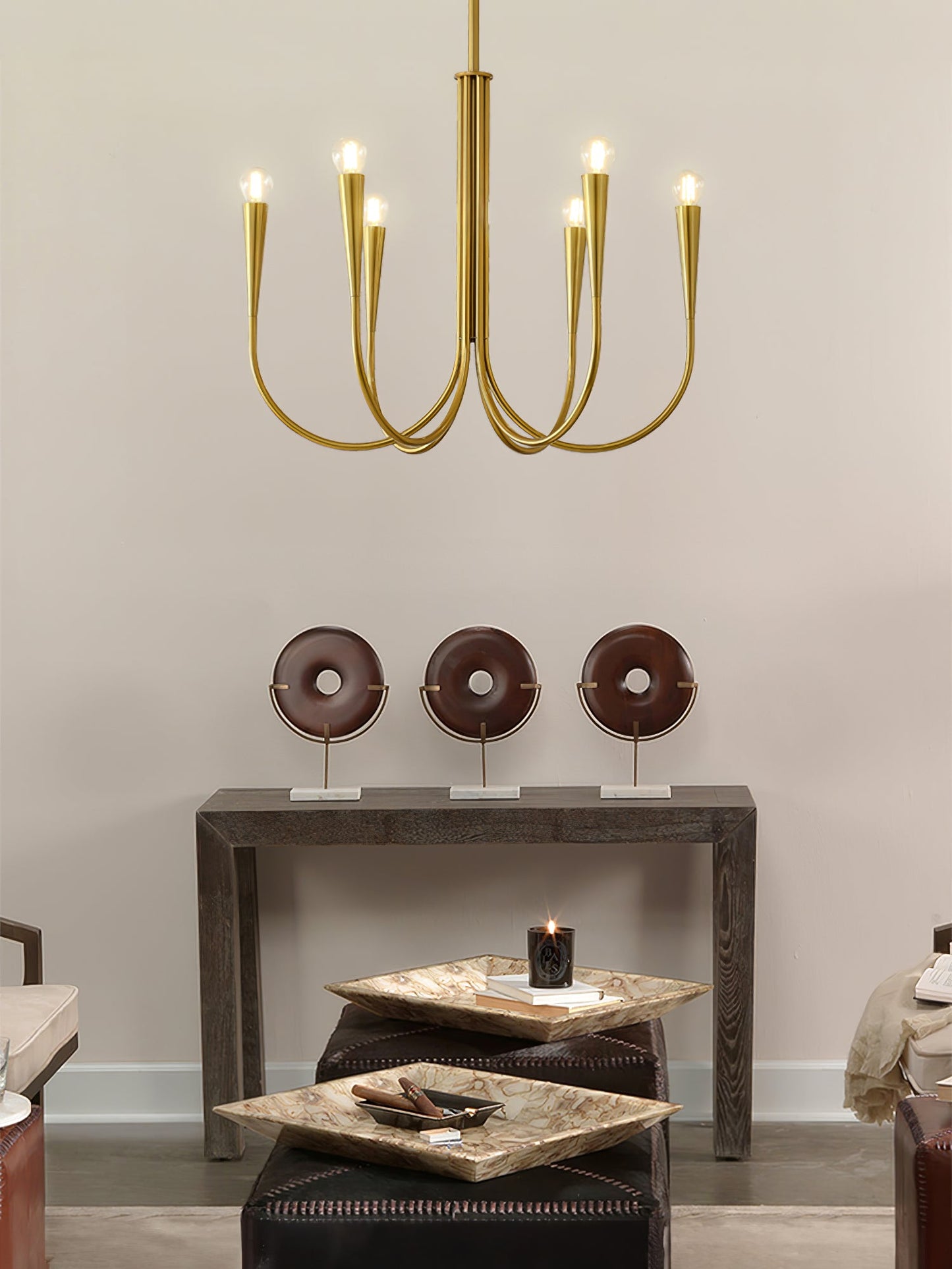 Swoop Arm Chandelier - YIOSI