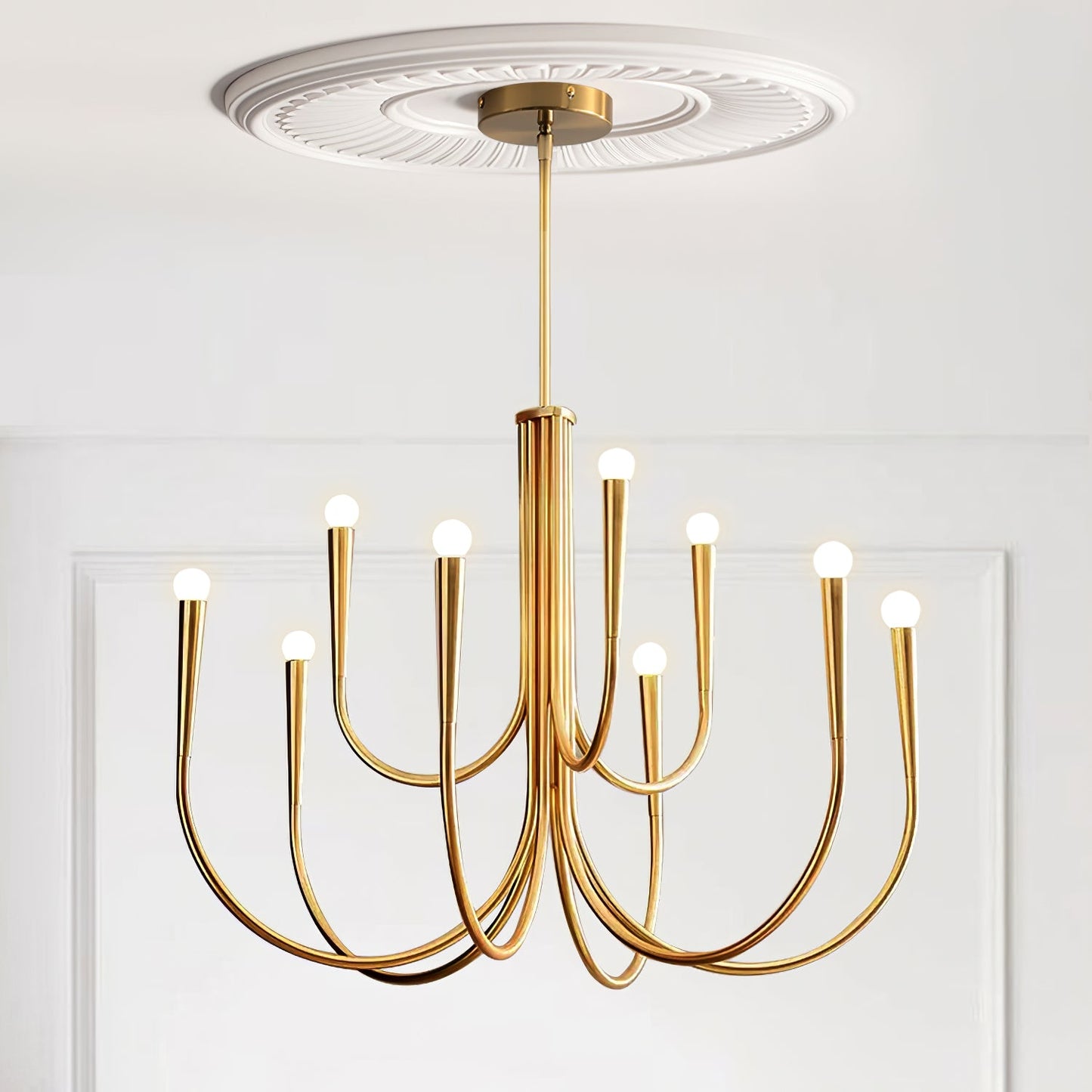Swoop Arm Chandelier - YIOSI