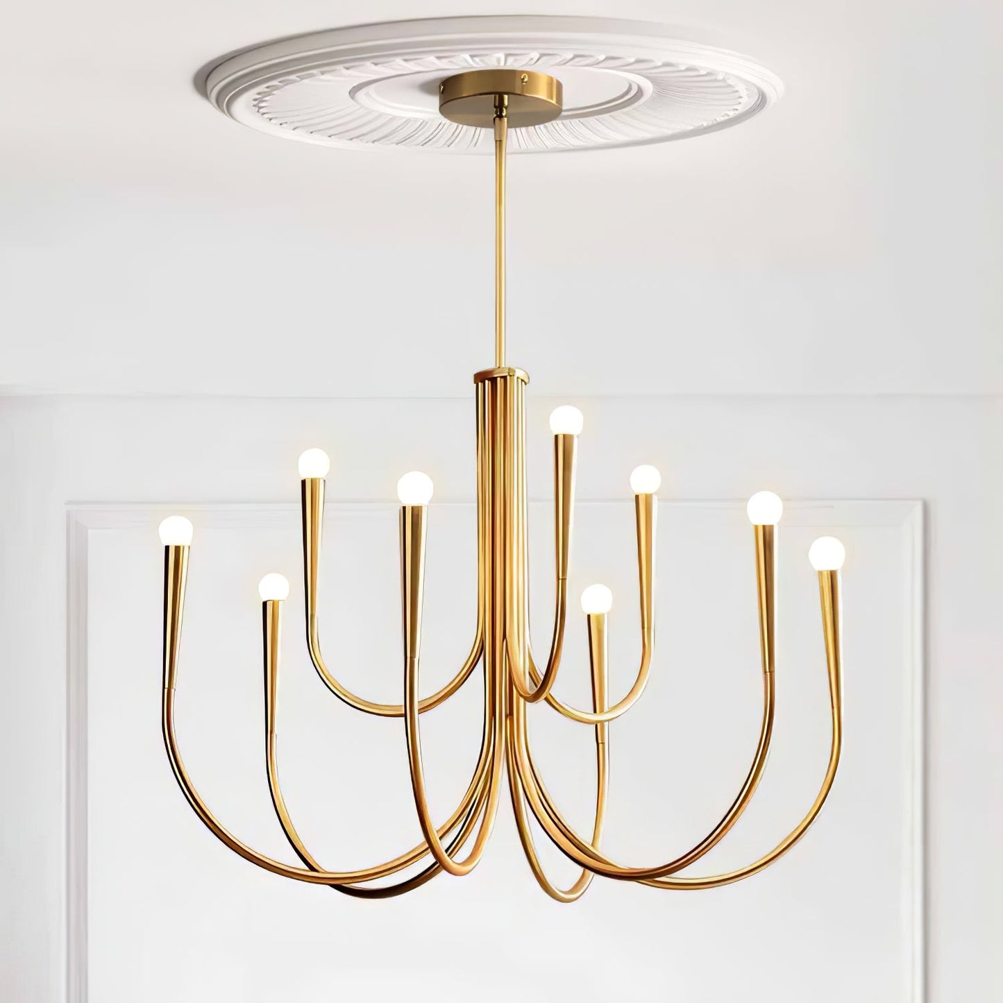 Swoop Arm Chandelier - YIOSI